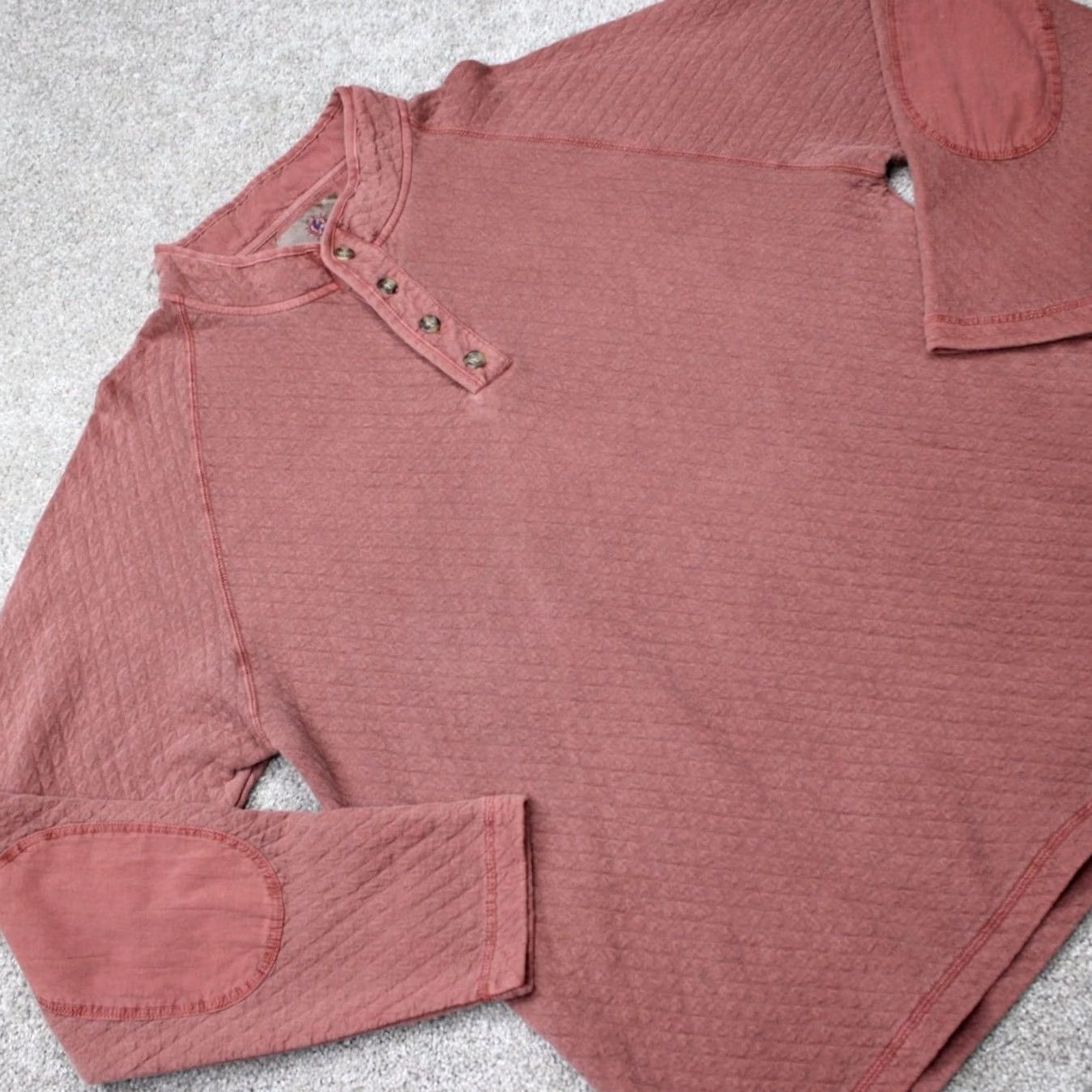The Territory Ahead Territory Ahead Shirt Mens XL Red Quilted Cotton/Poly Elbow Pads Long Sleeve Size US XL / EU 56 / 4 - 6 Thumbnail