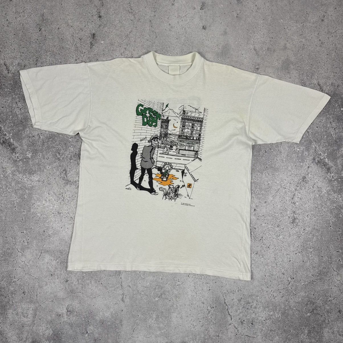 Vintage 1995 Green Day “Sad Flowers” Brockum Tee T Shirt