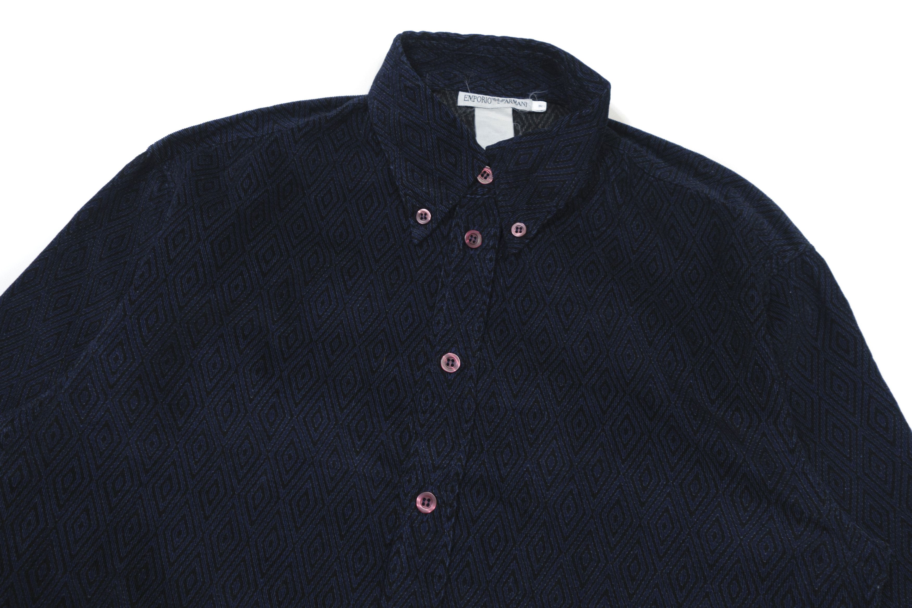 Armani 90S Pattern Soft Shirt Size US M / EU 48-50 / 2 - 3 Thumbnail