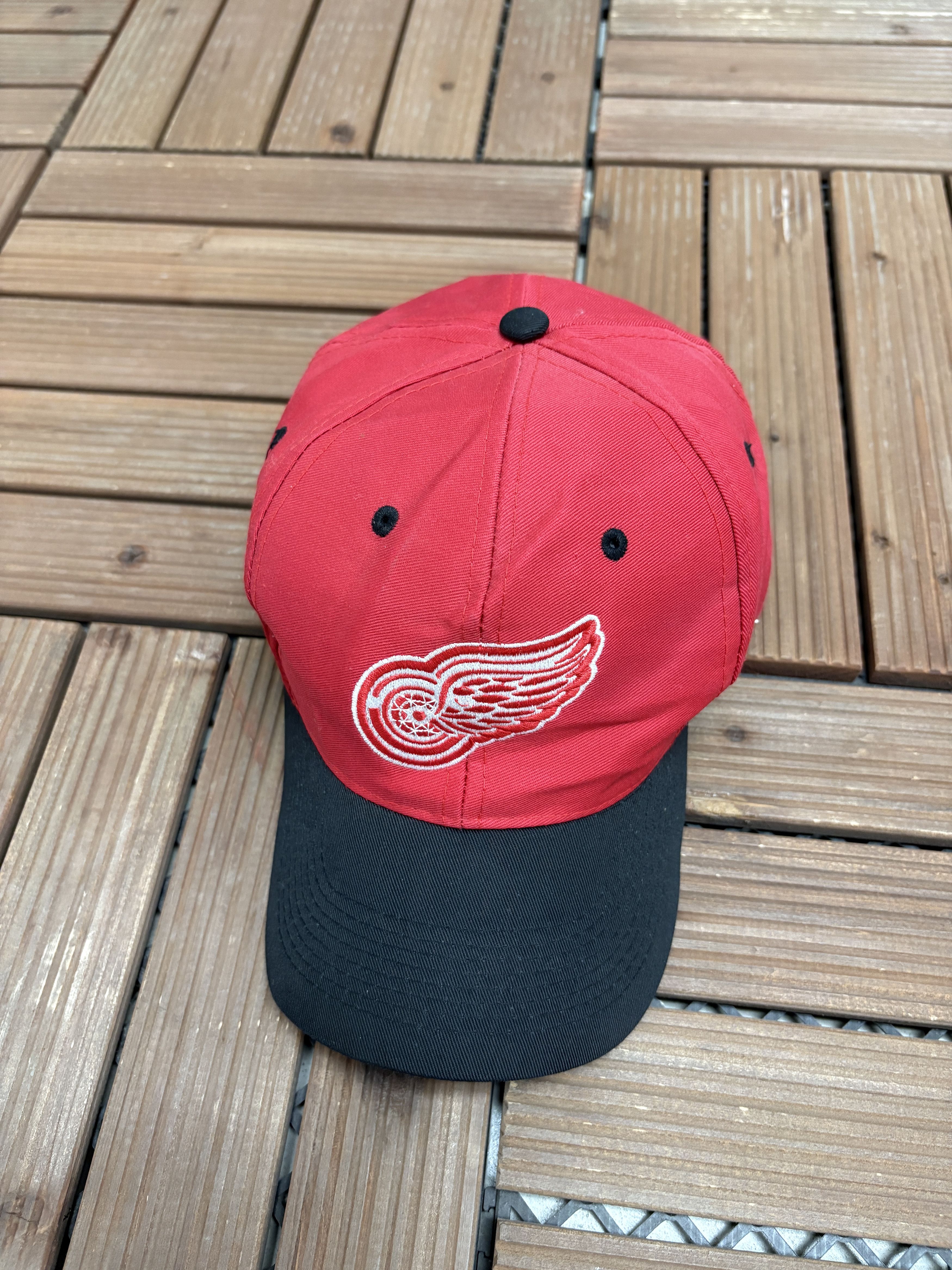 Logo Athletic Detroit Red Wings Vintage Snap Back Hat Cap Size ONE SIZE - 1 Thumbnail