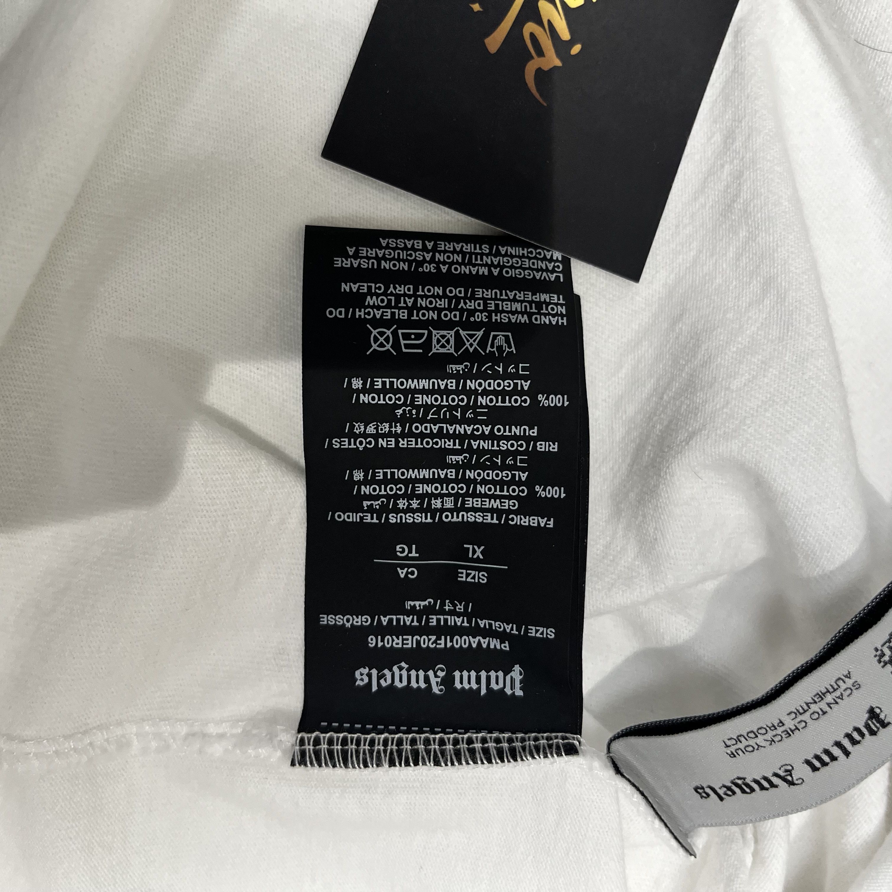 Palm Angels Palm Angels Sprayed Logo Tee Size US XL / EU 56 / 4 - 9 Thumbnail