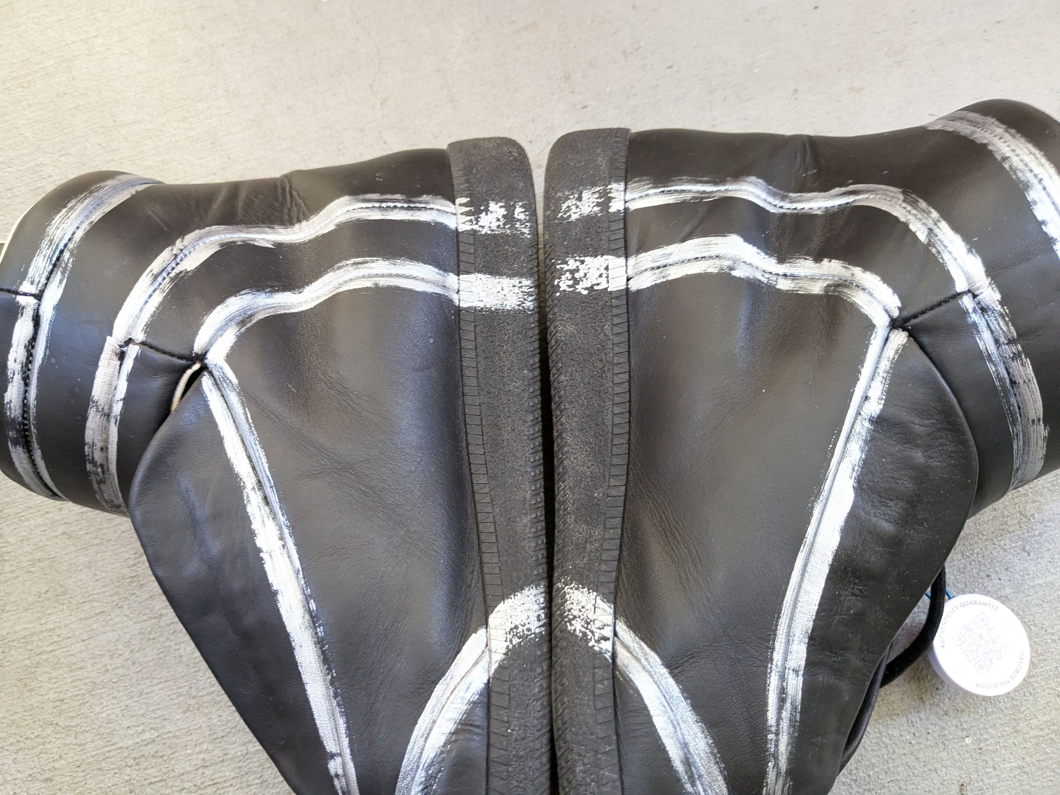 Maison Margiela Maison Margiela Future Black Silver 13 46 Tops Leather Size US 13 / EU 46 - 16 Thumbnail