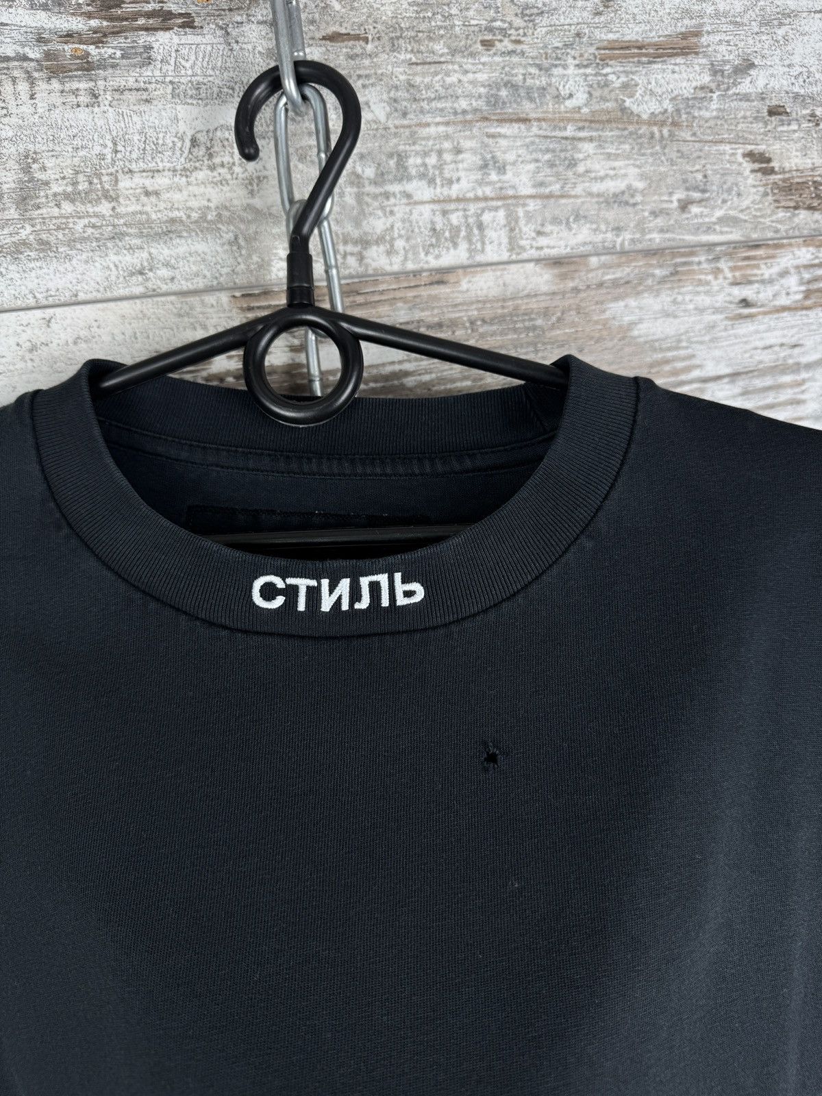 Heron Preston Mens Heron Preston СТИЛЬ T-shirt tee crewneck tee faded Size US XL / EU 56 / 4 - 5 Thumbnail