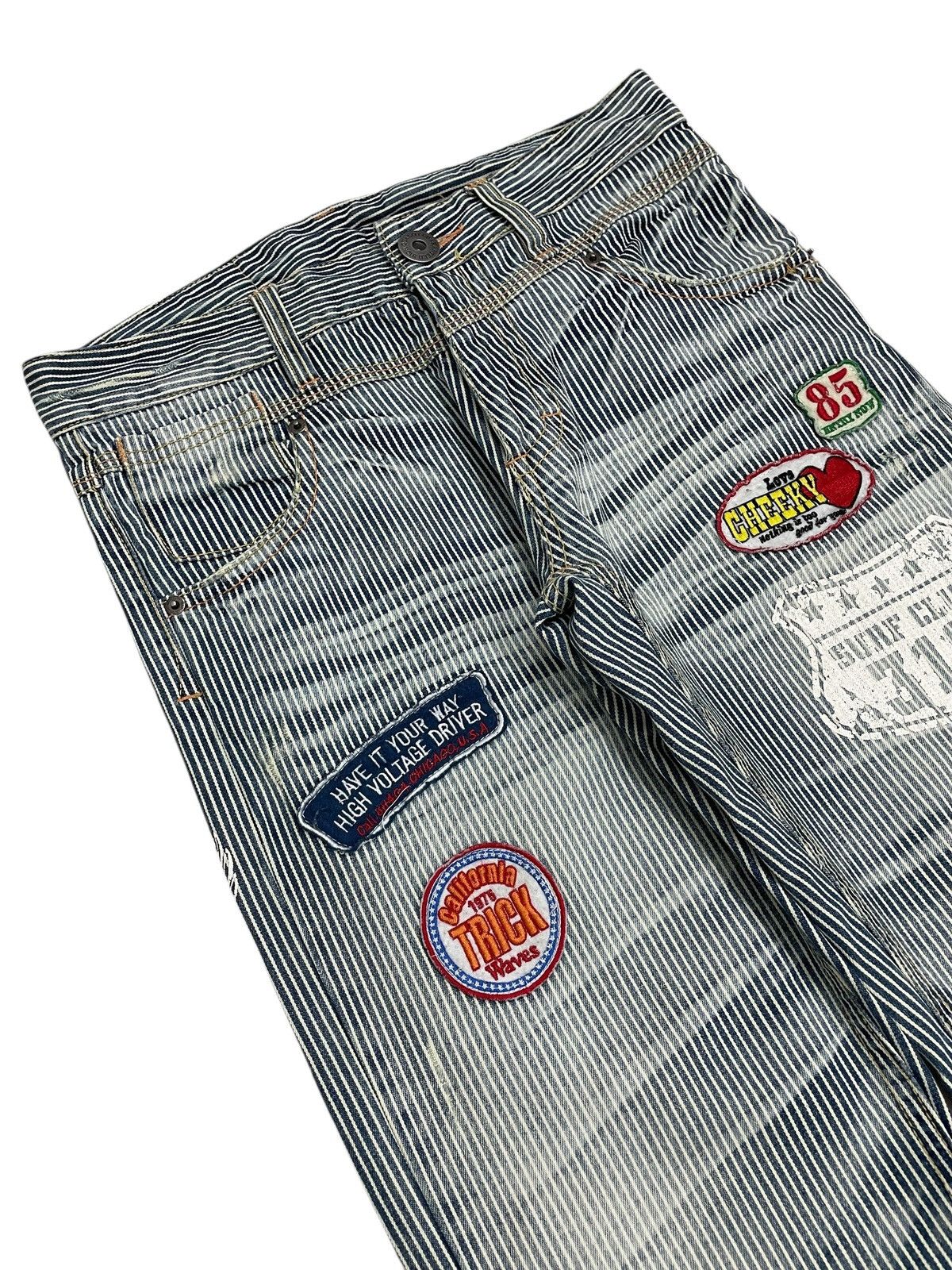 Japanese Brand Splendid Achievement Clone Devgru Y2K Surf Patch Style Size US 30 / EU 46 - 4 Thumbnail