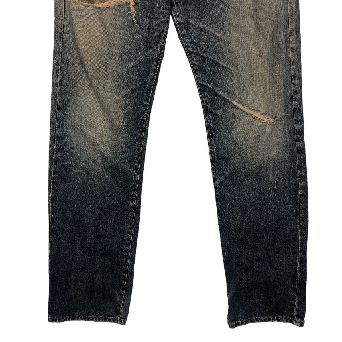 Hysteric Glamour 🔥Crack Evo Distressed Denim Jeans Biker Punk Style Size US 32 / EU 48 - 5 Thumbnail
