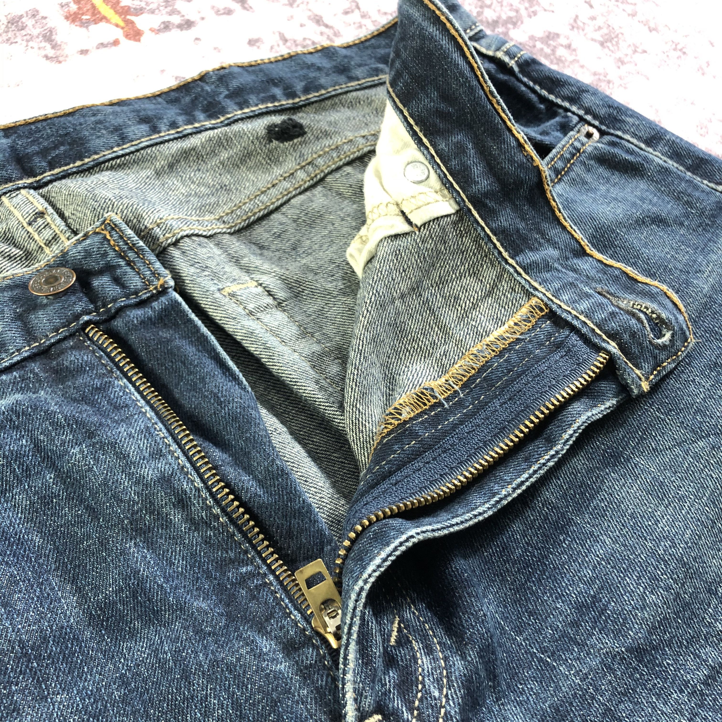 Levi's × Vintage Vintage Blue Wash Levis 527 Flare Jeans-JM3485 Size 39" - 9 Thumbnail