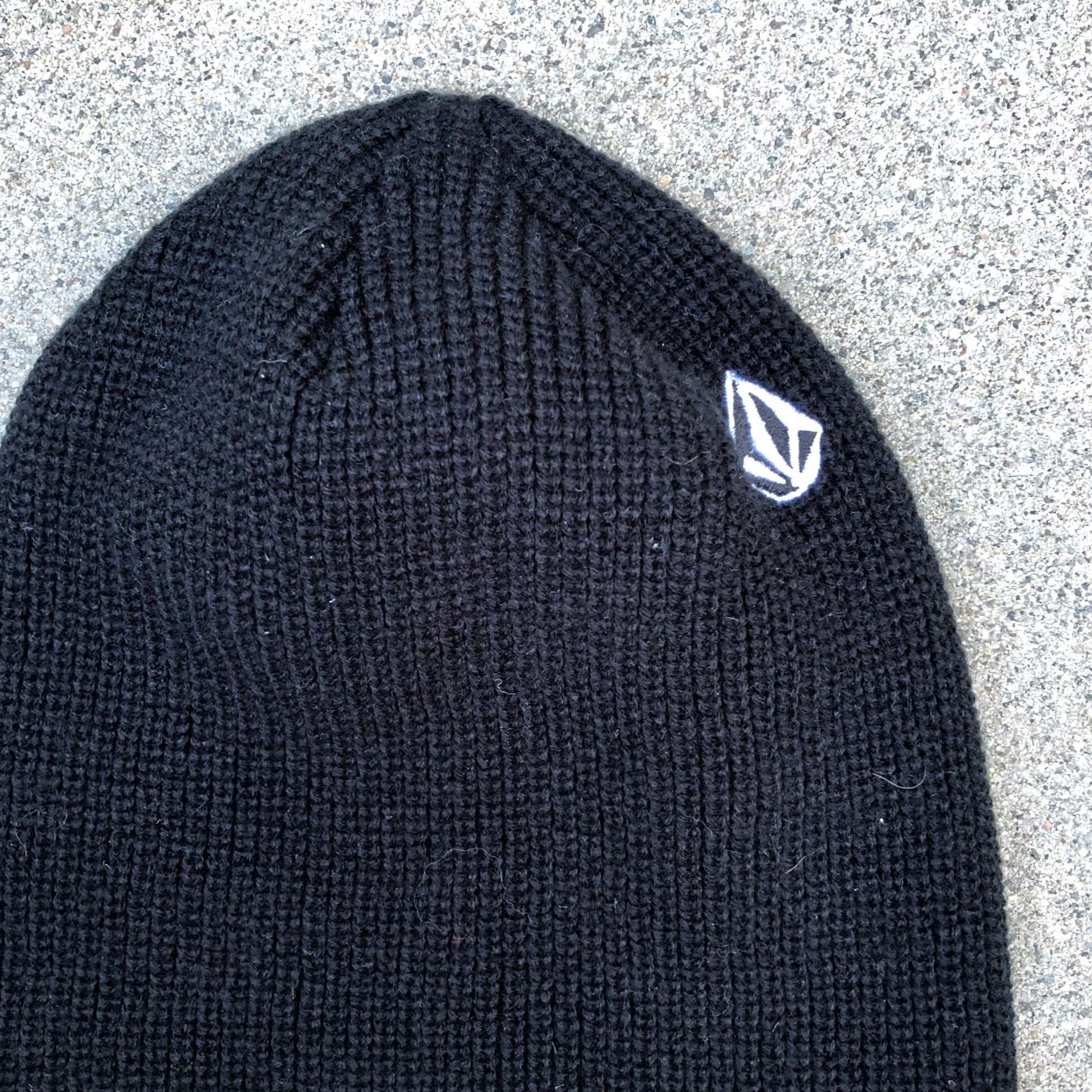 Volcom VINTAGE VOLCOM Beanie Hat Unisex Adult Black Logo Cap No. 1 Size One Size Mens Moms Womens Girls Boys Size ONE SIZE - 3 Thumbnail