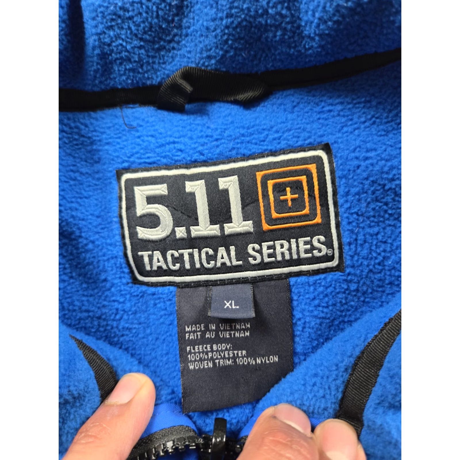 Vintage 5.11 Tactical Jacket Mens XL Blue Heavy Fleece Full Zip Pockets Liner 48073 Size US XL / EU 56 / 4 - 4 Thumbnail