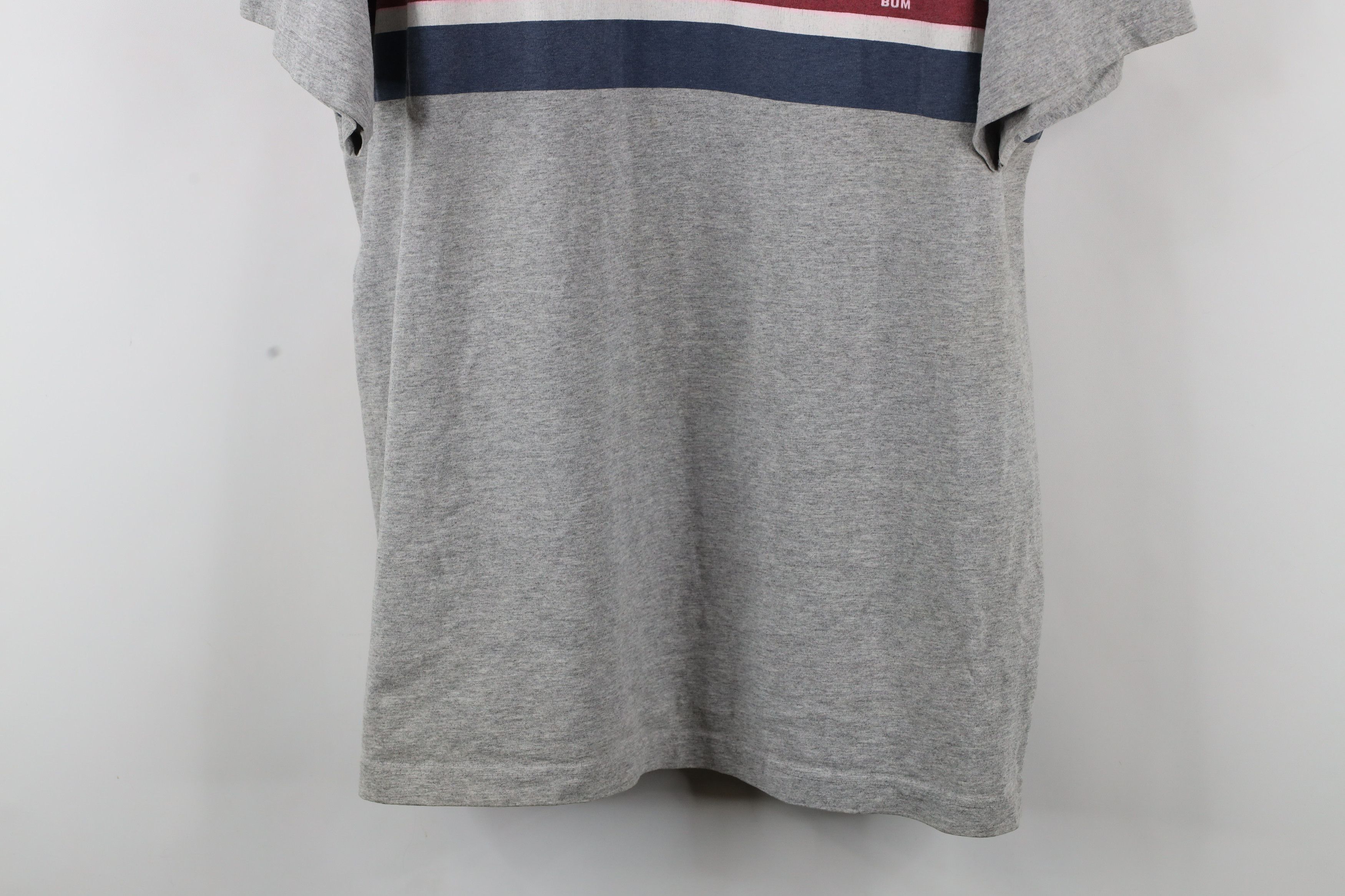 Vintage Vintage 90s Bum Equipment Spell Striped Short Sleeve T-Shirt Size US XL / EU 56 / 4 - 3 Thumbnail