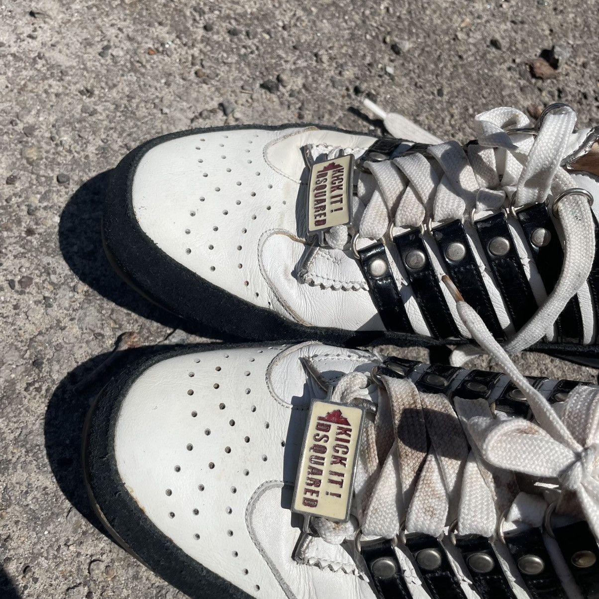 Dsquared2 Vintage Dsquared 2 Kick It Low Top y-3 Sneakers shoes boots Size US 9.5 / EU 42-43 - 5 Thumbnail
