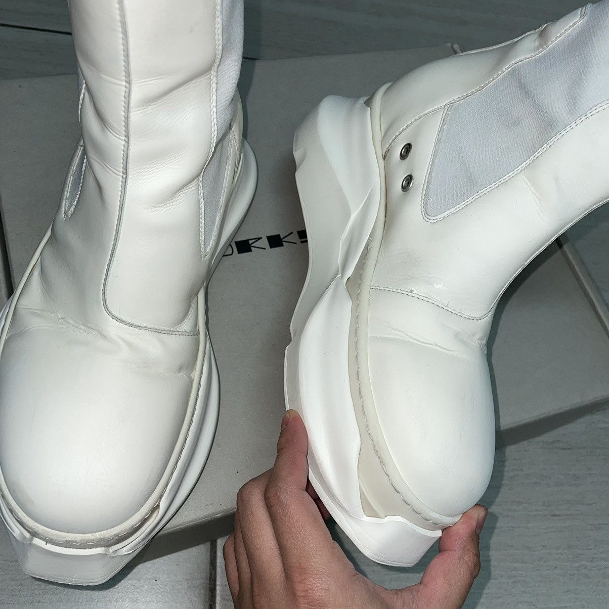 Rick Owens Rick Owens Beetle Abstract Boots size 39 Size US 7 / EU 40 - 8 Thumbnail