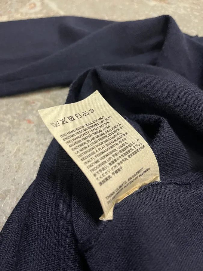 Acne Studios Acne Studios Navy Wool Polo Sweater Size US M / EU 48-50 / 2 - 10 Thumbnail