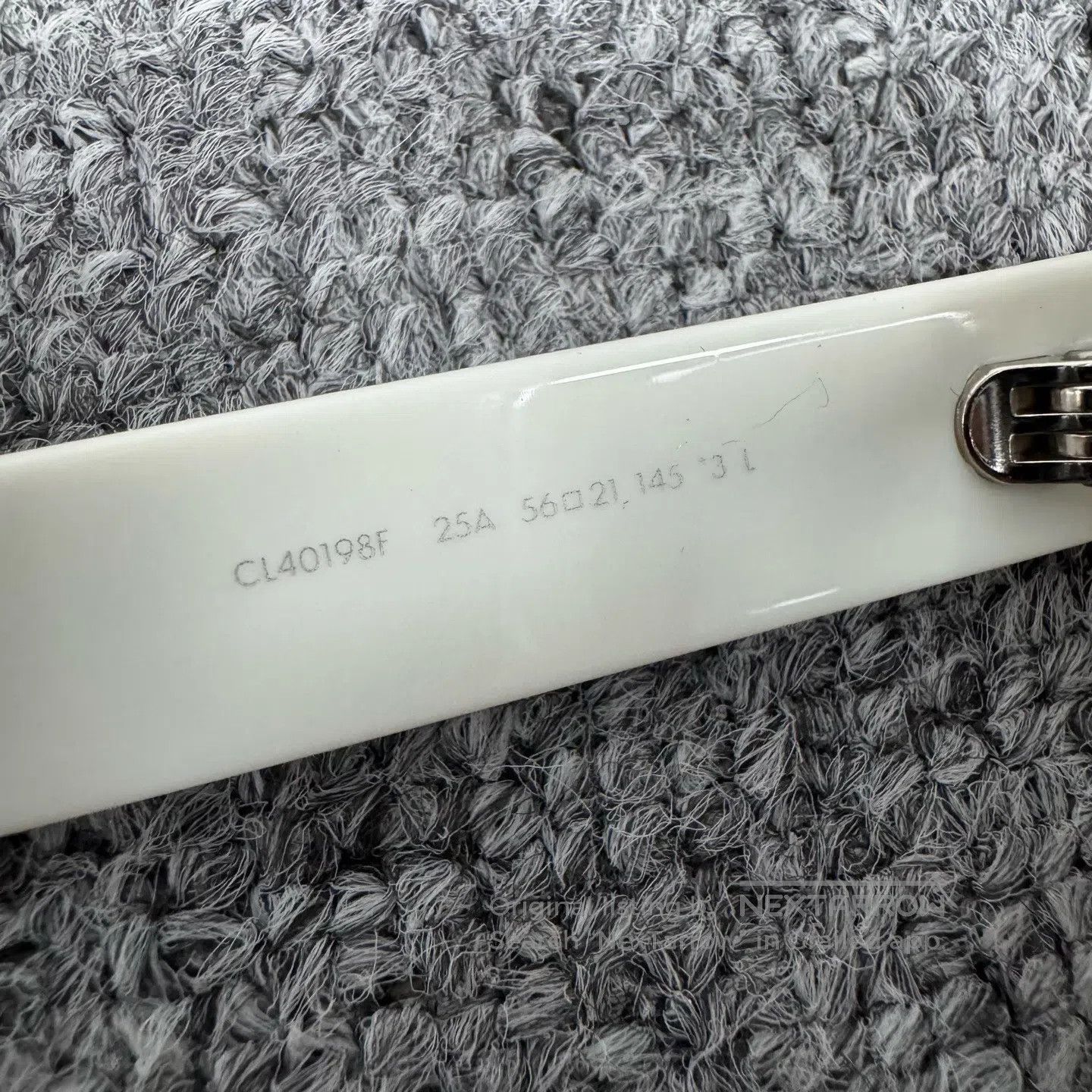 Celine CELINE White frame; cat-eye sunglasses; rope-style eyeglas Size ONE SIZE - 5 Thumbnail