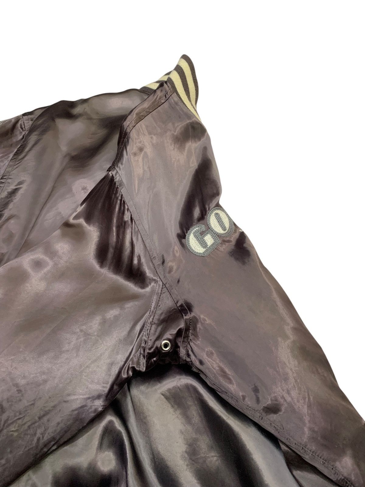 General Research 🔥RARE VTG A/W 01 G.RESEARCH BASEBALL JACKETS SATIN RAYON Size US L / EU 52-54 / 3 - 10 Thumbnail