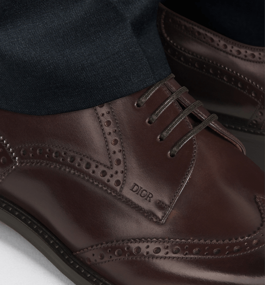 Dior o1w1db10426 3DE387 Embassy Derby Brogue Shoes in Brown Size US 5.5 / EU 38 - 7 Thumbnail