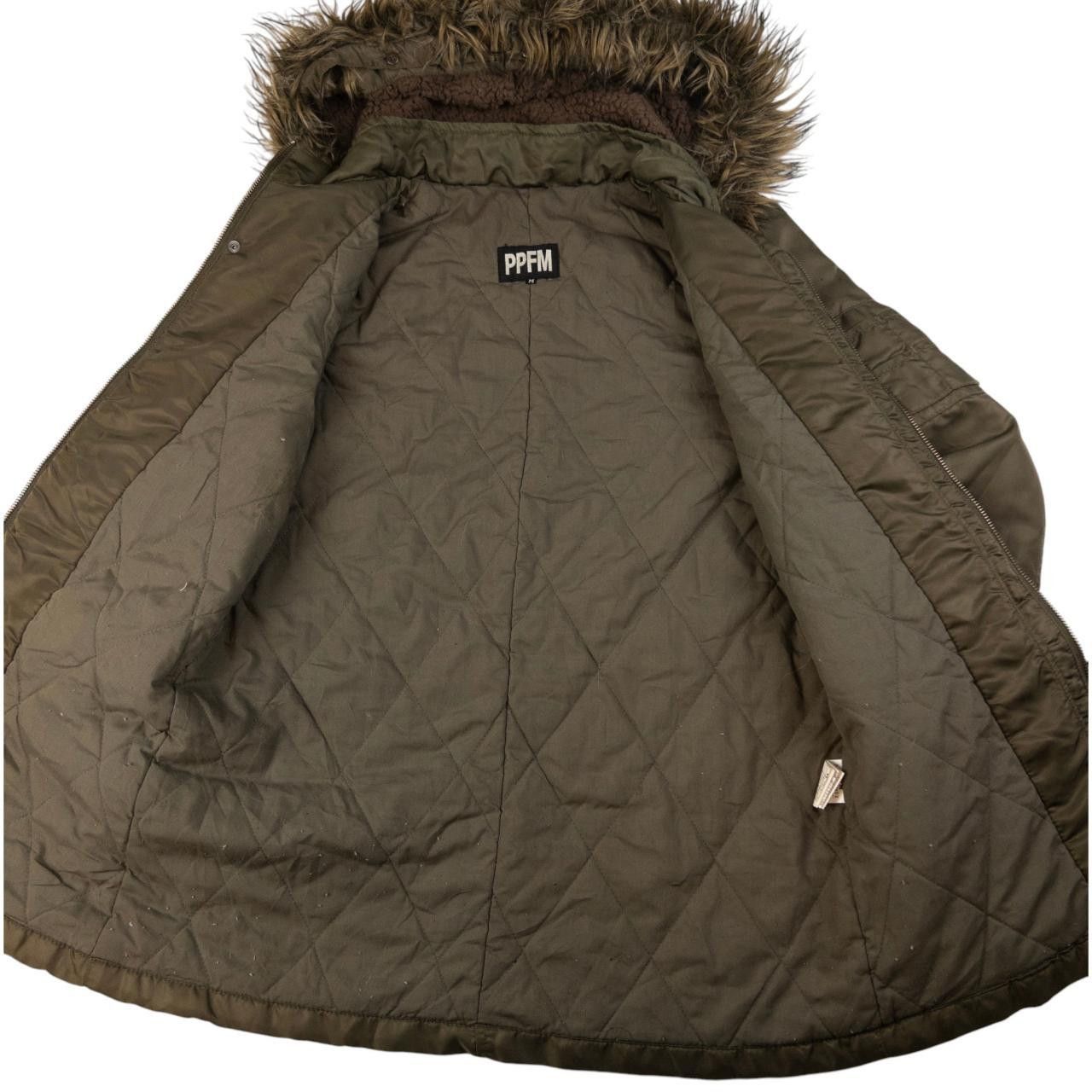PPFM Vintage PPFM Fur Hood Zip Up Jacket Size M Size US M / EU 48-50 / 2 - 4 Thumbnail