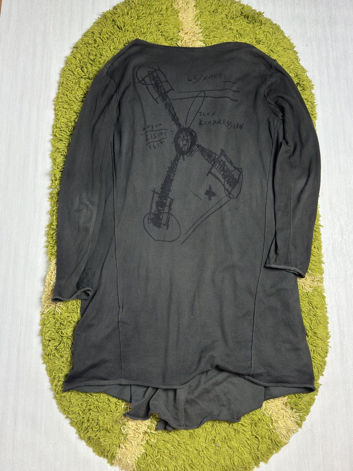 Rundholz Rundholz avant garde cotton dress Size L / US 10 / IT 46 - 1 Thumbnail