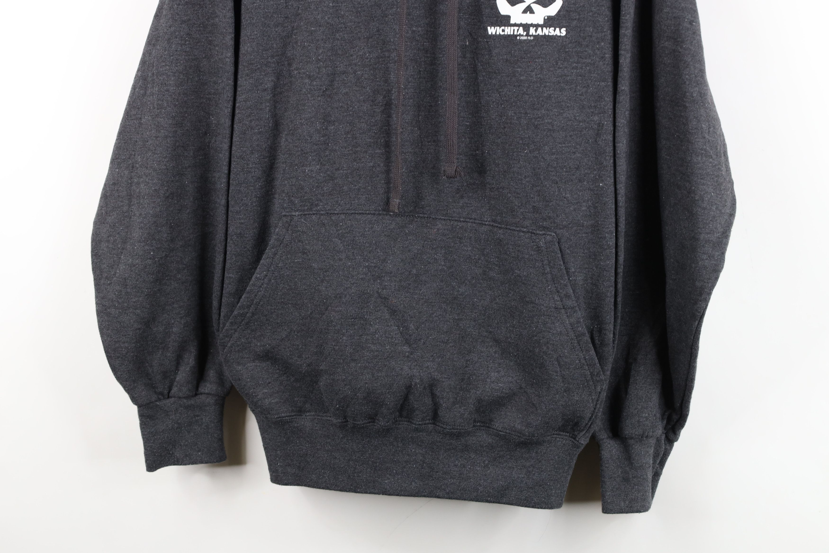 Harley Davidson Y2K Harley Davidson Skull Skeleton Tribal Hoodie Sweatshirt Size US M / EU 48-50 / 2 - 3 Thumbnail