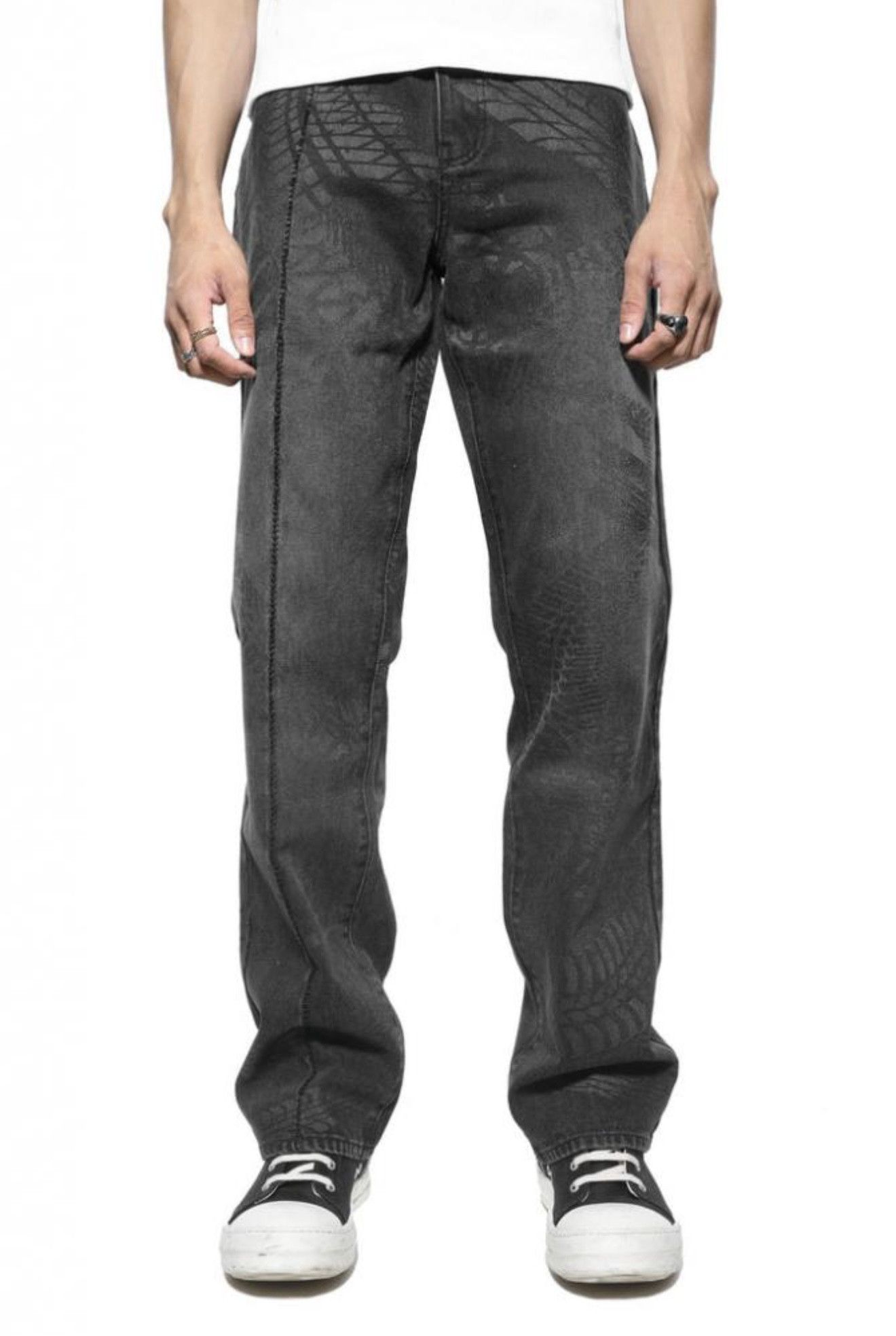 Jaded London Jaded London Tyre Print Pants Size US 32 / EU 48 - 1 Thumbnail