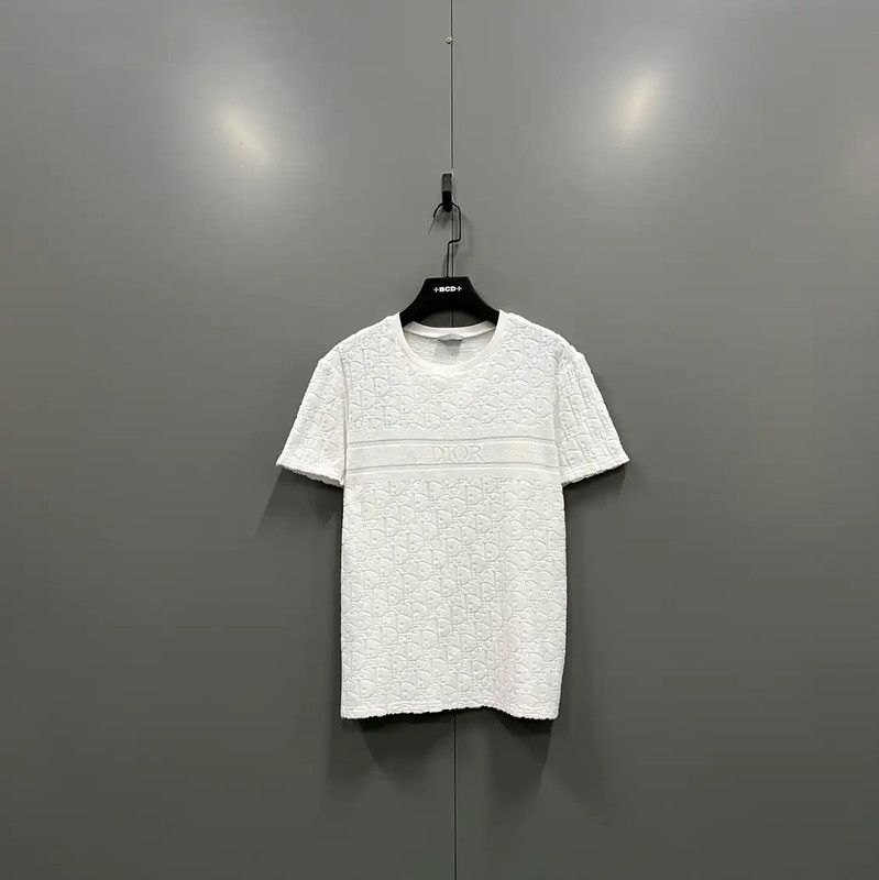Dior Dior White Logo Short Sleeve T-Shirt 0089 Size US S / EU 44-46 / 1 - 1 Thumbnail