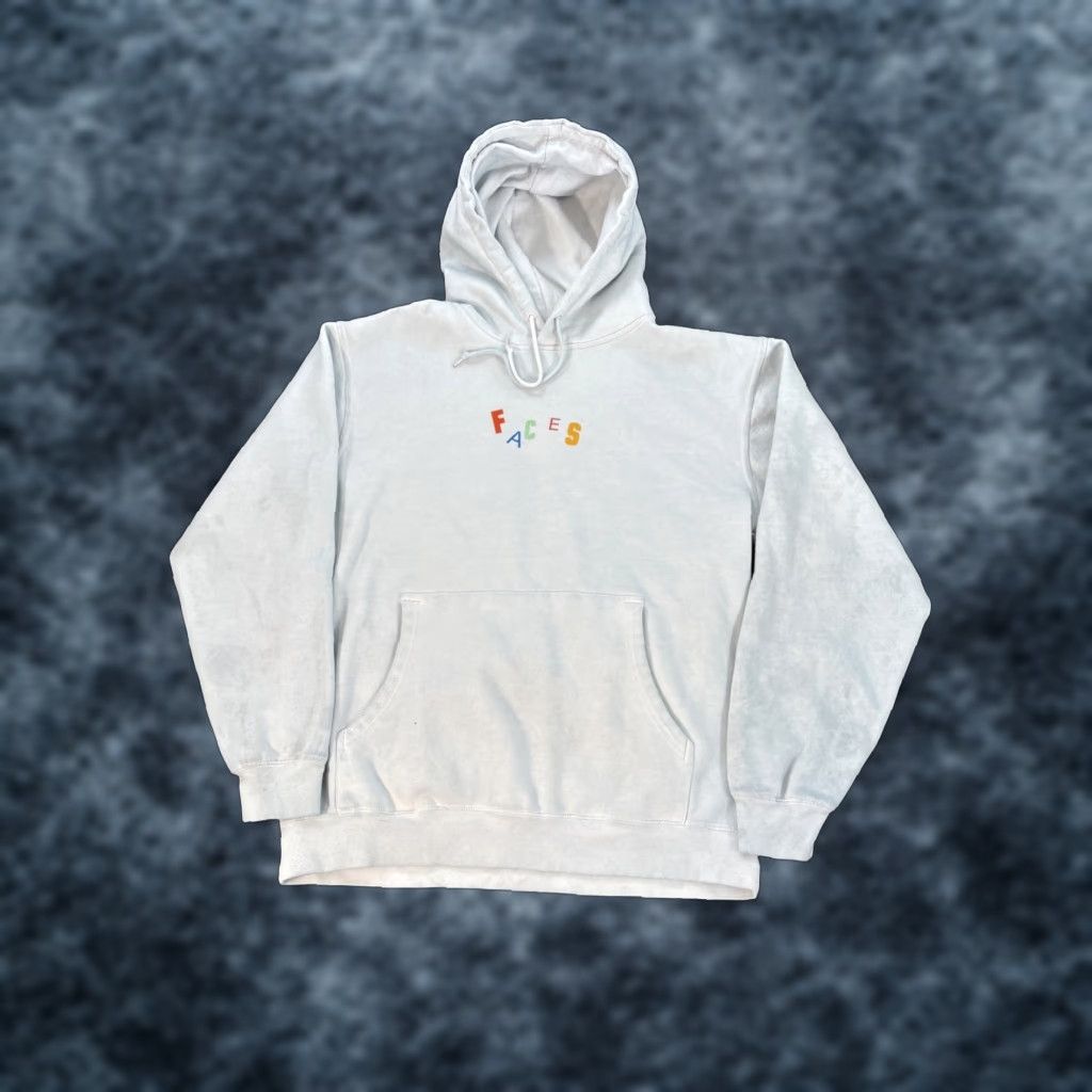 Vintage MAC MILLER Hoodie L White Faces Layers Fleece Pullover Men Size US L / EU 52-54 / 3 - 1 Thumbnail