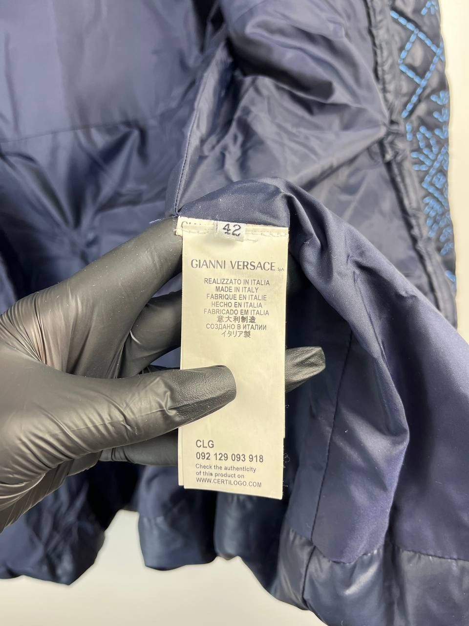 Versace Versace Collection Womens Quilted Puffer Coat Hooded 42 Size M / US 6-8 / IT 42-44 - 7 Thumbnail