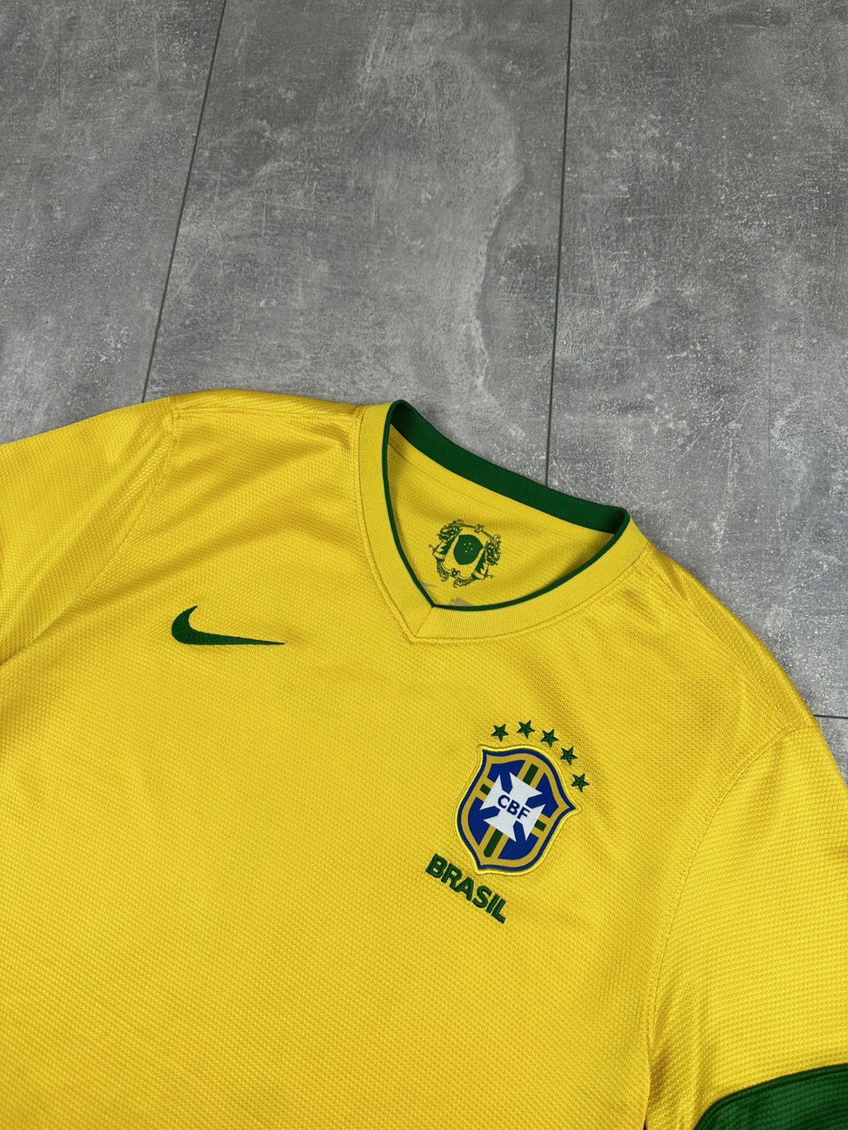 Nike Nike Brazil National Team Naldo #25 Soccer Jersey 447931-703 Size US M / EU 48-50 / 2 - 2 Thumbnail