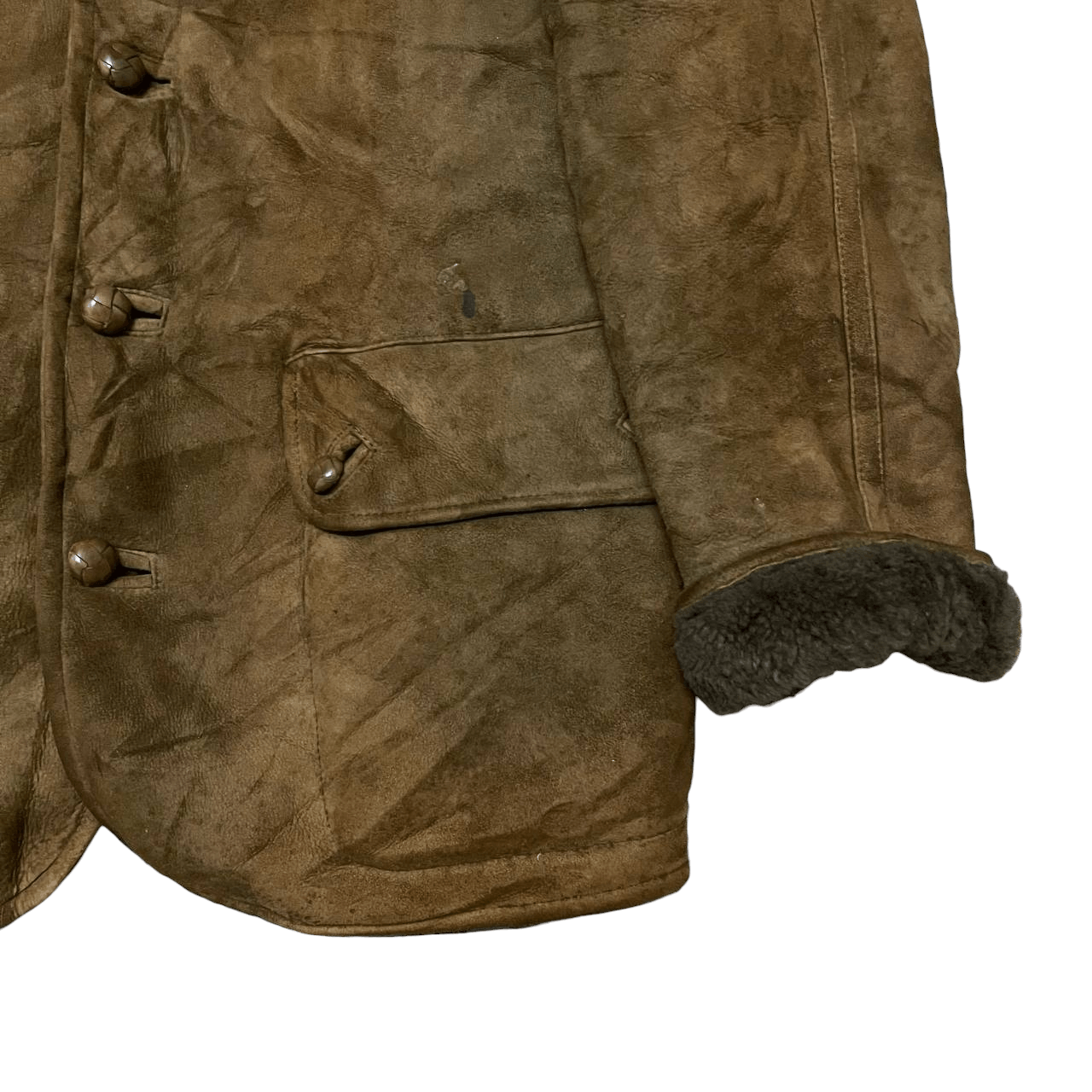BIGI Vintage Bigi Leather Jacket Shearling Sheepskin Size US L / EU 52-54 / 3 - 4 Thumbnail