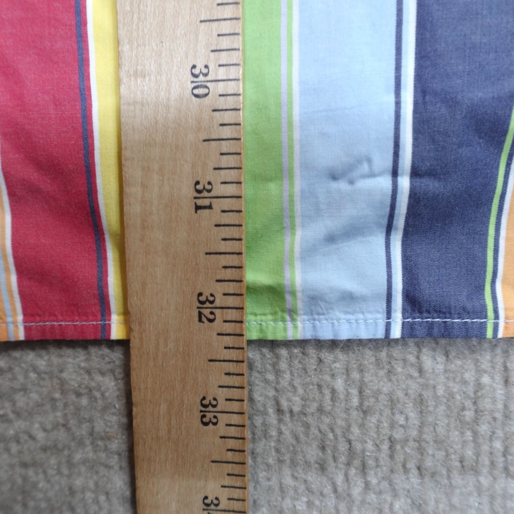Vintage Maus & Hoffman Shirt XL Blue Yellow Green Striped Camp Collar Made In Italy Size US XL / EU 56 / 4 - 7 Thumbnail
