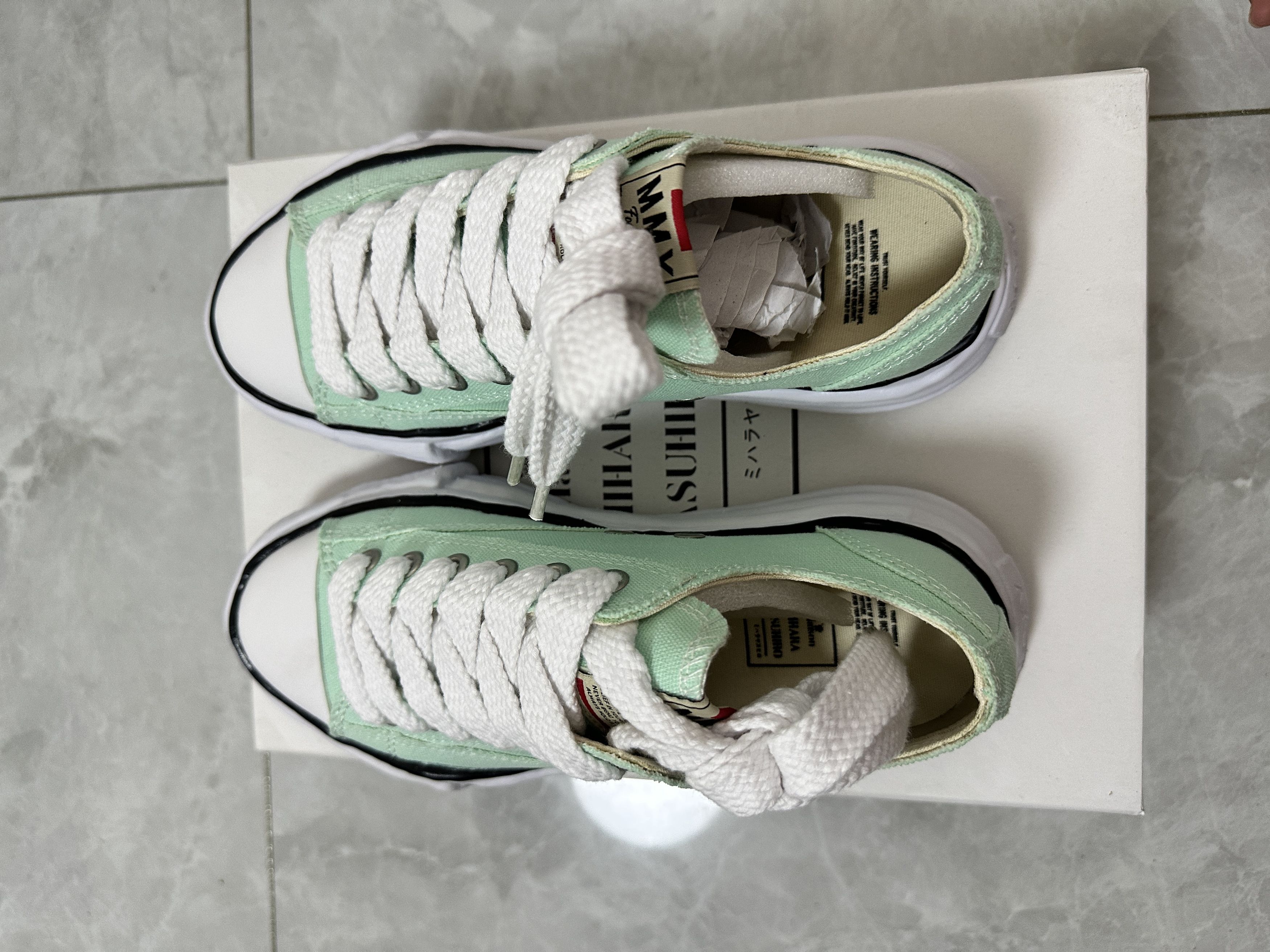 Maison MIHARA YASUHIRO Maison MIHARA YASUHIRO Low-top Sneakers in Light Blue Size US 7 / EU 40 - 1 Thumbnail