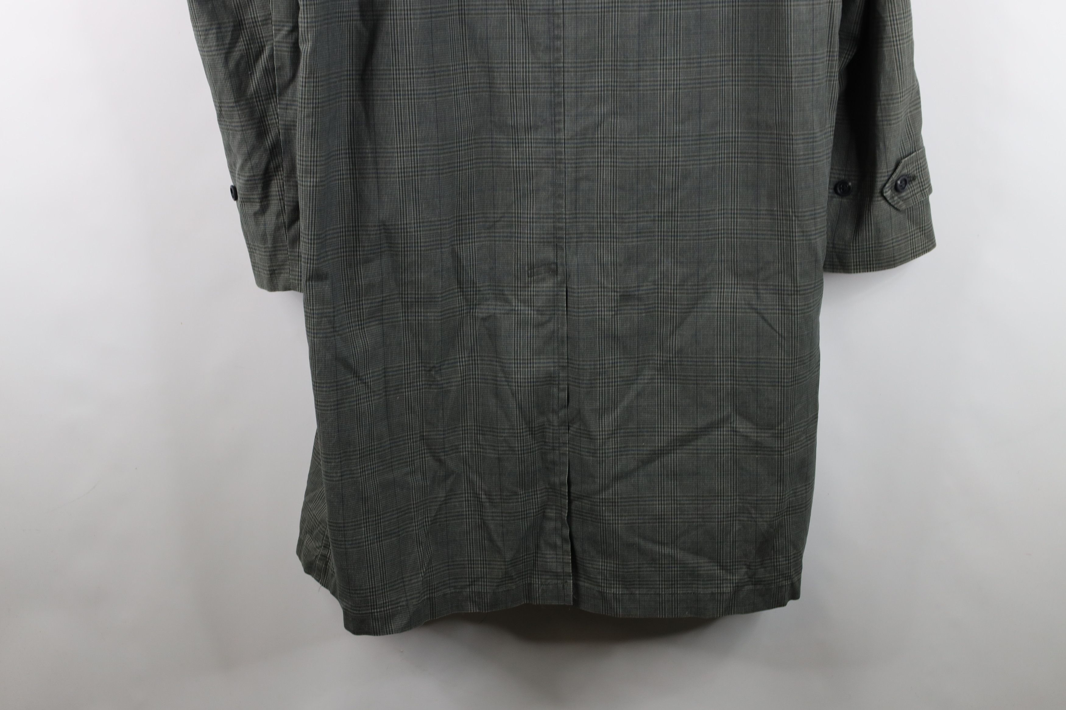 Vintage Vintage 60s 70s Streetwear Trench Coat Rain Jacket USA Plaid Size US L / EU 52-54 / 3 - 14 Thumbnail