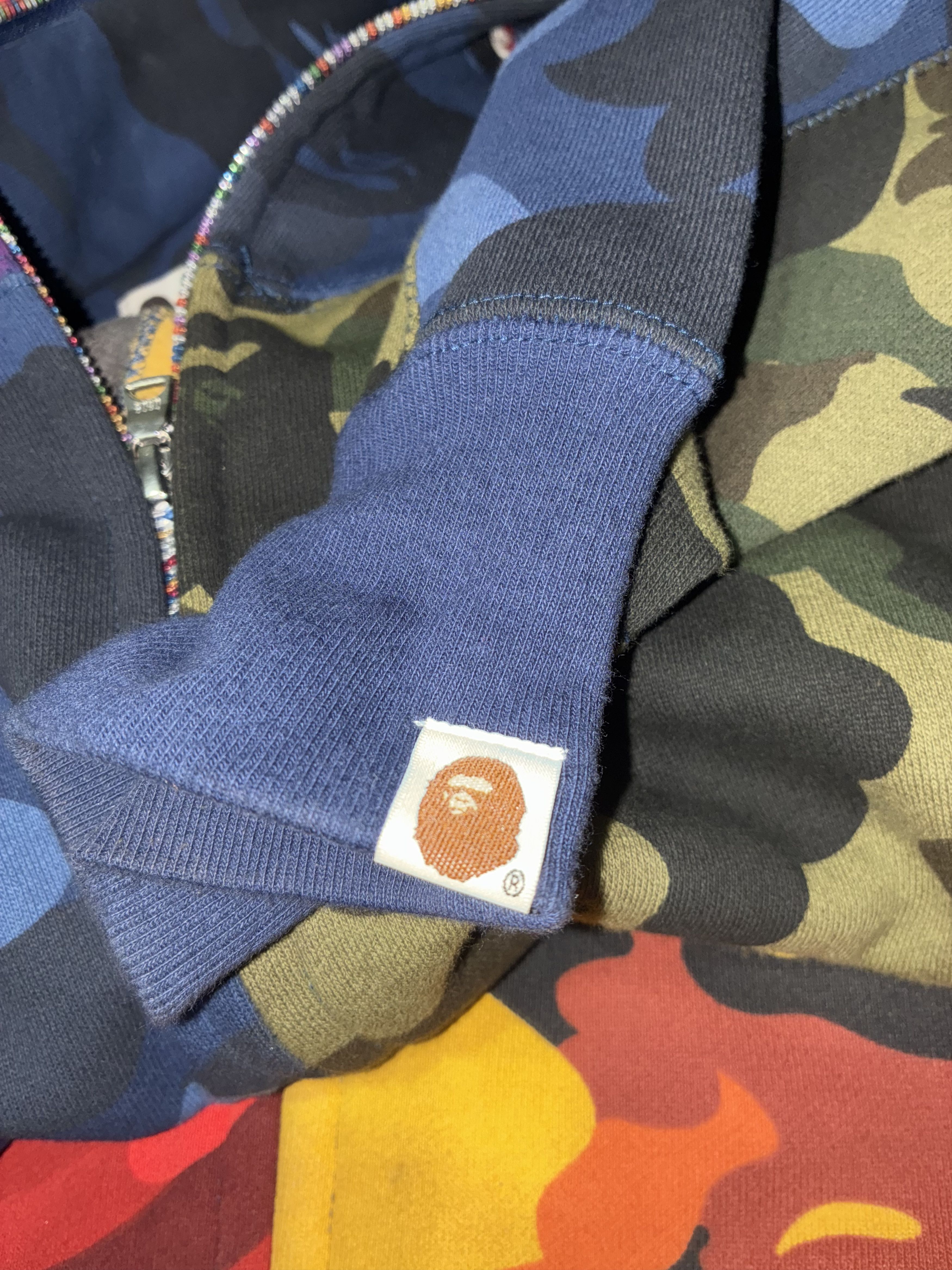 Bape Bape hoodie mix camo Size US XXL / EU 58 / 5 - 12 Thumbnail
