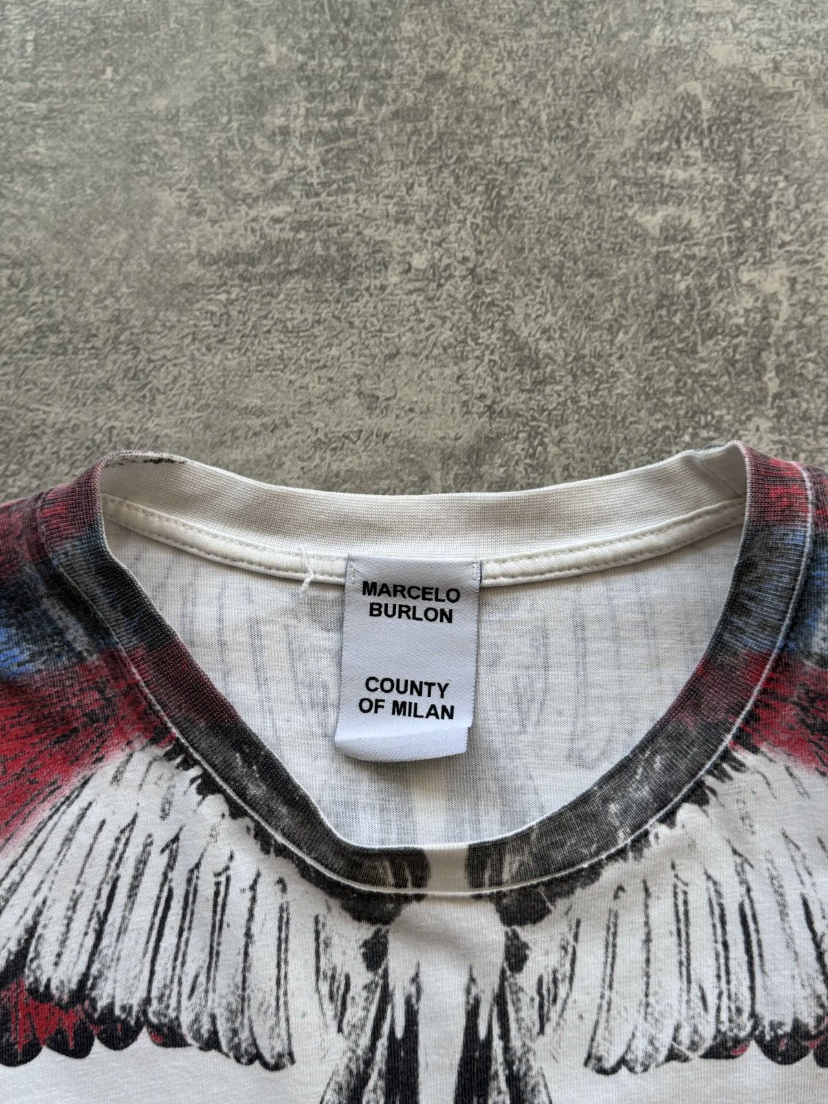Marcelo Burlon Marcelo Burlon County of Milan White Wings T- Shirt Size US L / EU 52-54 / 3 - 3 Thumbnail