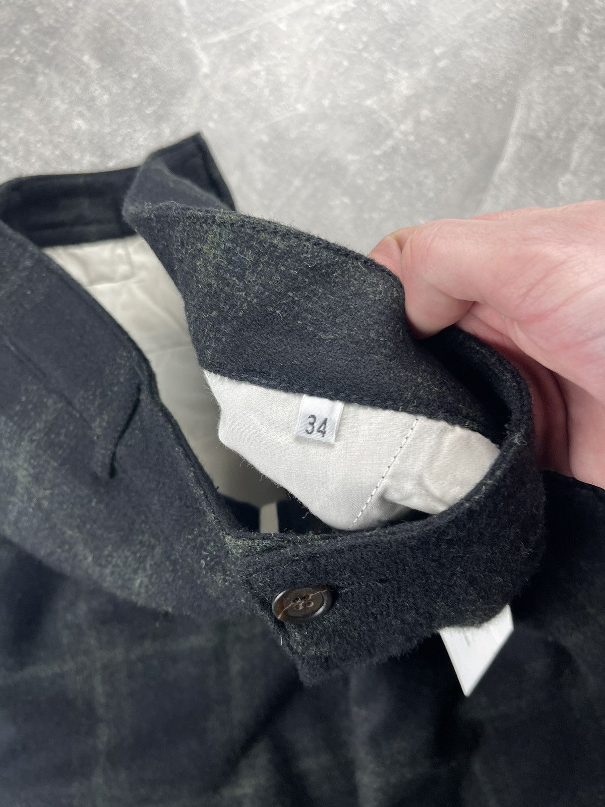 Universal Works Universal Works Military Chino Merino Check Olive Dark Size US 34 / EU 50 - 13 Thumbnail