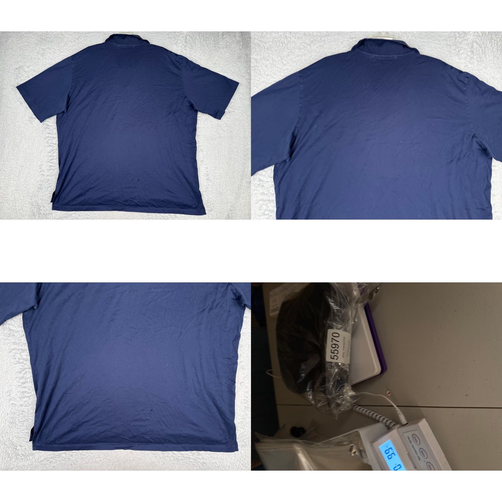 Ralph Lauren VINTAGE Ralph Lauren Polo Golf Shirt Men 2XL Blue 100% Cotton Polo Shirt Mens XL 2XL Classic Polo Golf Shirt Blue Polo Ralph Lauren Mens Shirt Size US XXL / EU 58 / 5 - 9 Thumbnail