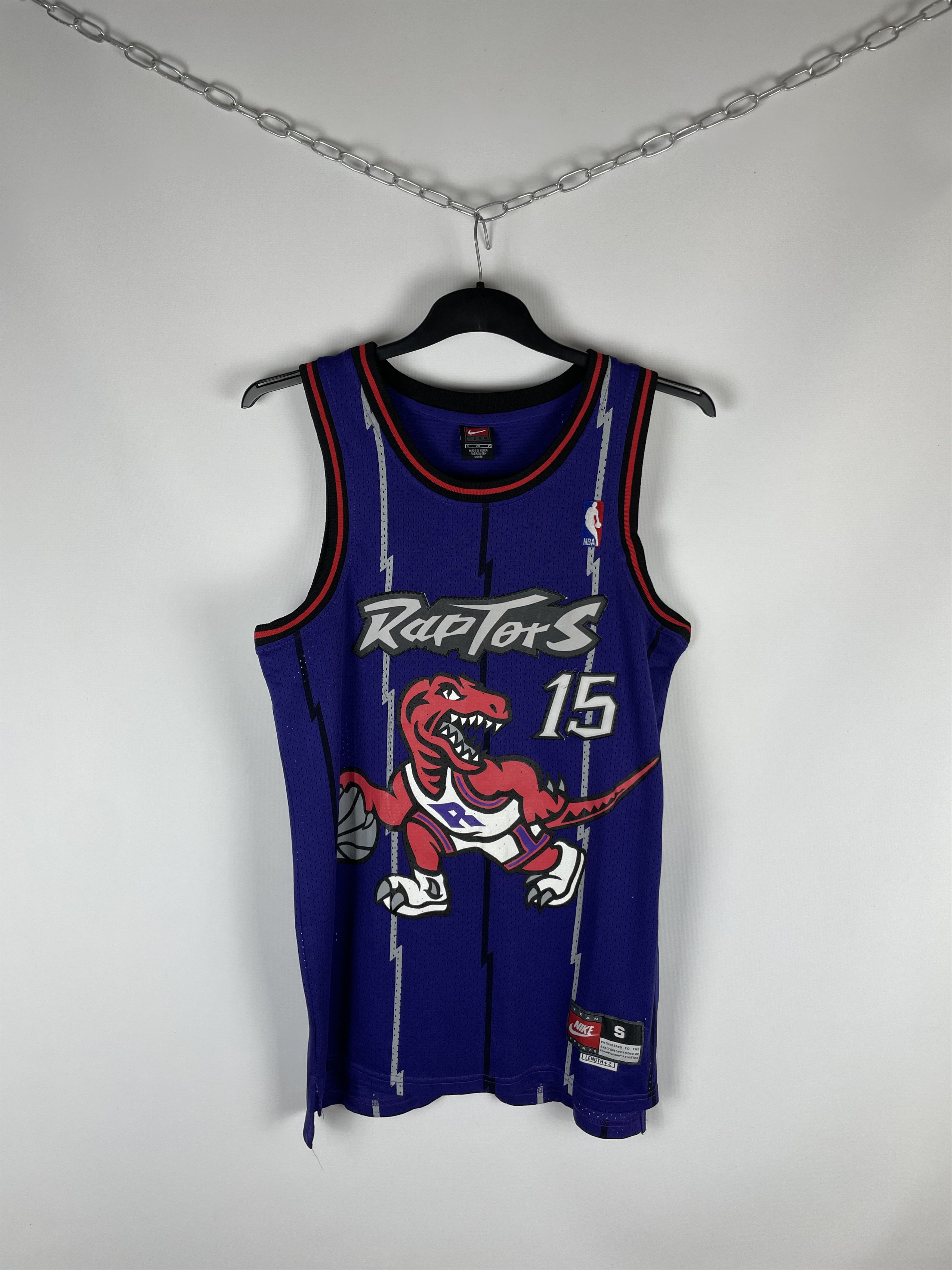 NBA × Nike × Vintage Toronto Raptors Nike Vince Carter Jersey Size US S / EU 44-46 / 1 - 1 Thumbnail