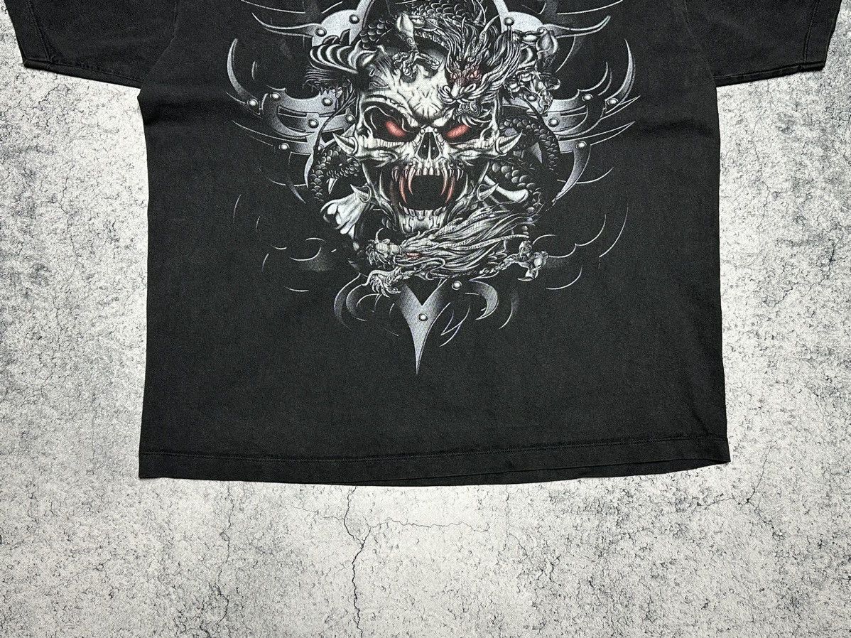 Affliction Vintage Rock Glow in the Dark Skull T-Shirt Size US M / EU 48-50 / 2 - 3 Thumbnail