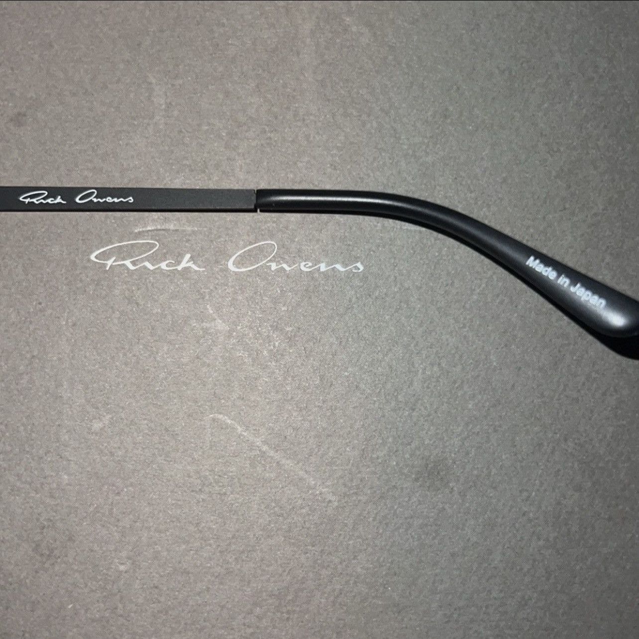 Rick Owens Rick Owens shielding sunglasses - black Size ONE SIZE - 4 Thumbnail