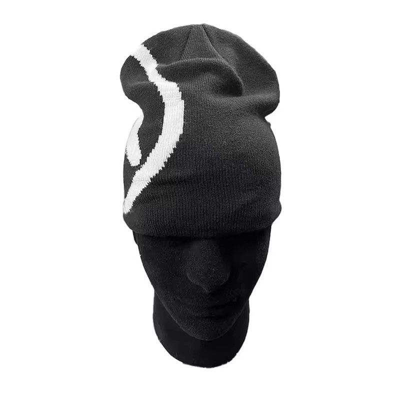 Japanese Brand Aphex Twin Kpop Beanie Hat Embroider Knit Warm Cap Size ONE SIZE - 8 Thumbnail