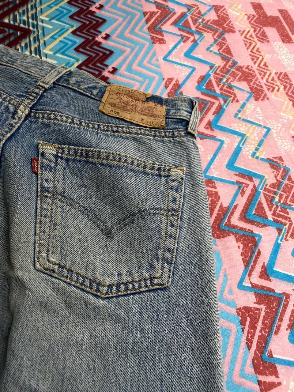 Levi's vintage Distressed Wash Denim Jeans pants Levi's 501 Y2K w28 Size US 28 / EU 44 - 21 Thumbnail