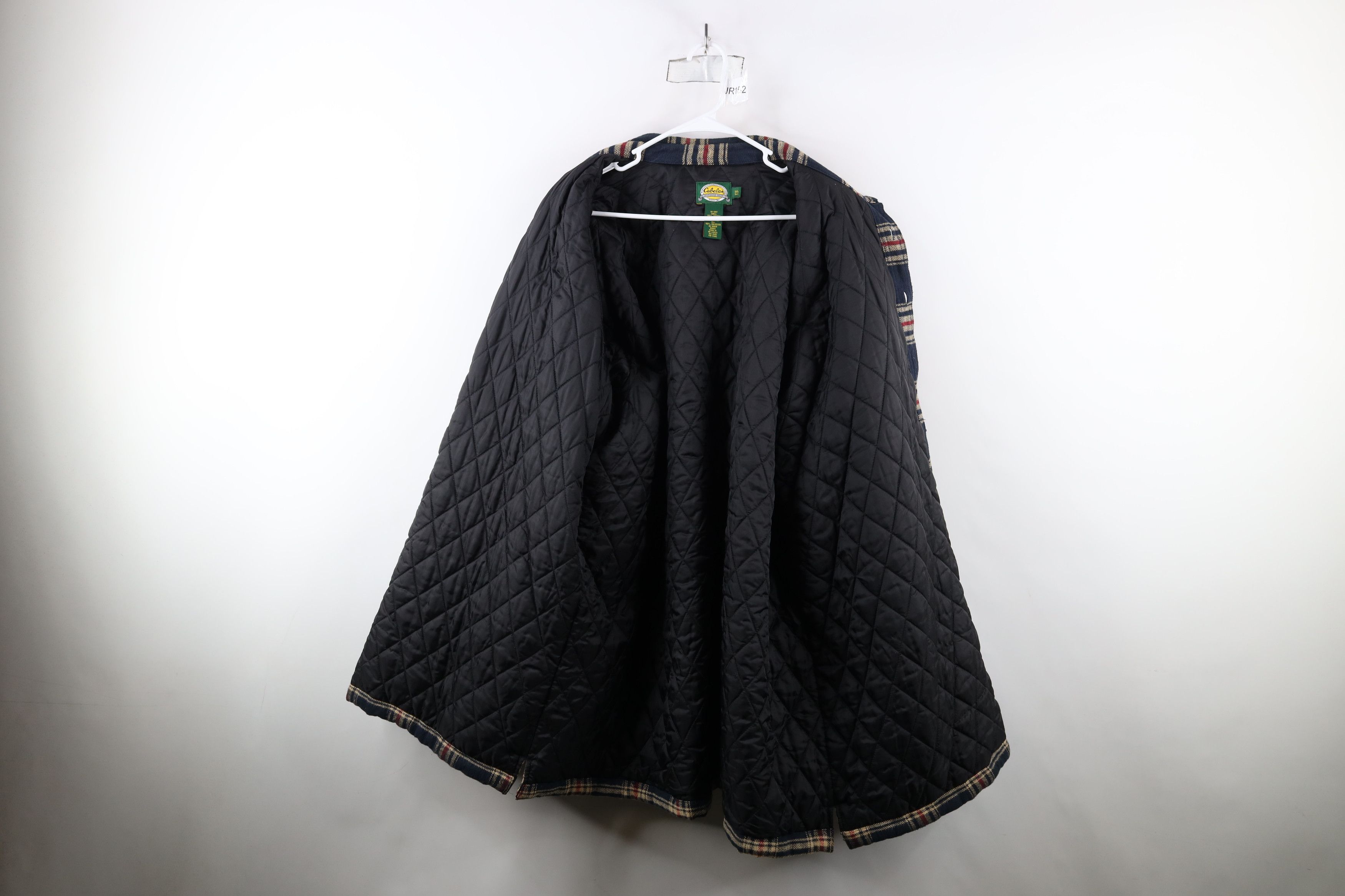 Cabelas × Vintage Vintage 90s Cabelas Flannel Button Shirt Jacket Jac Shirt Size US XXL / EU 58 / 5 - 9 Thumbnail