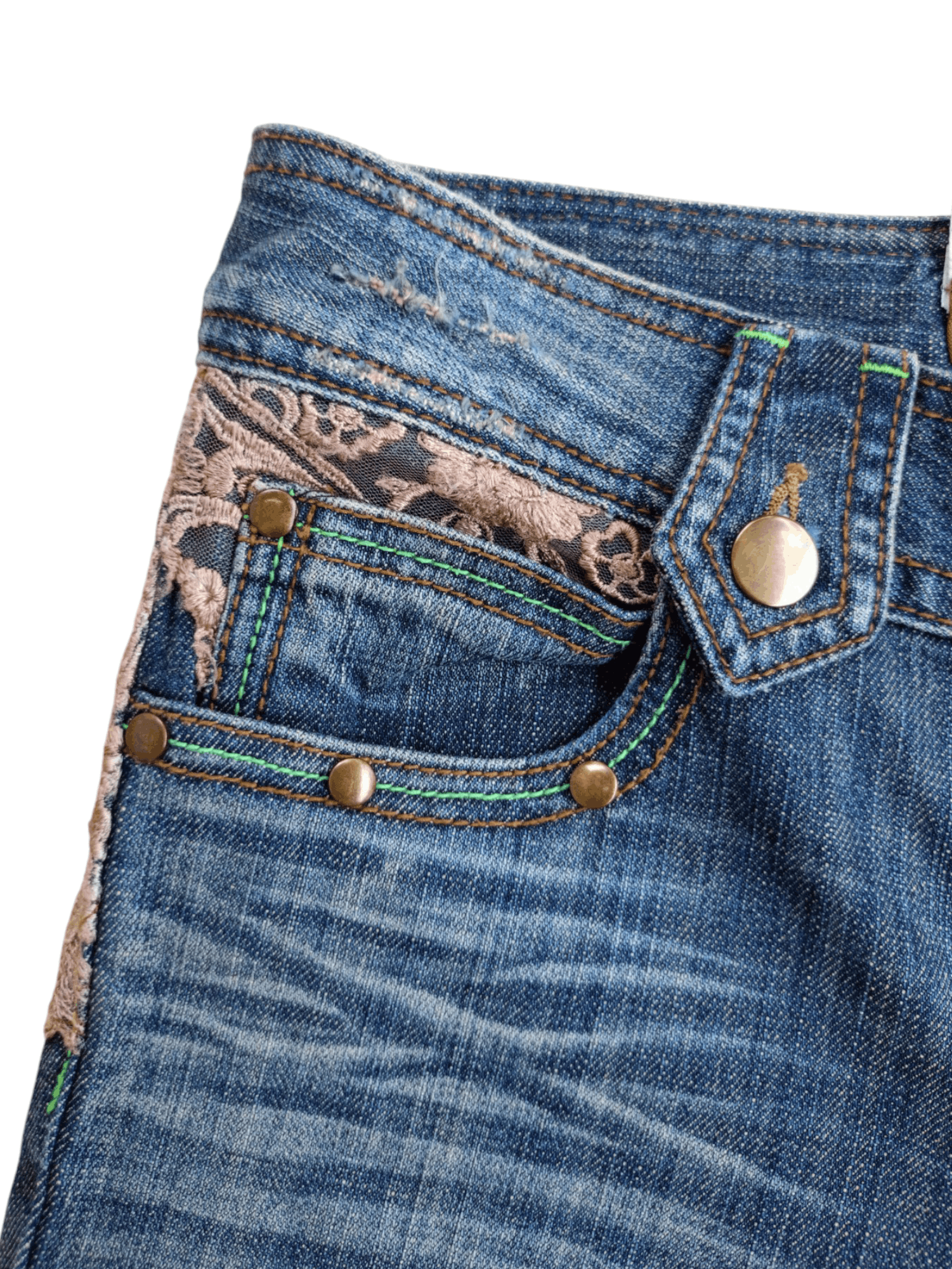 Japanese Brand × Vintage TMXJEANS 2004 ESTO63 Japanese Brand Vintage Streetwear Denim Size 27" / US 4 / IT 40 - 4 Thumbnail