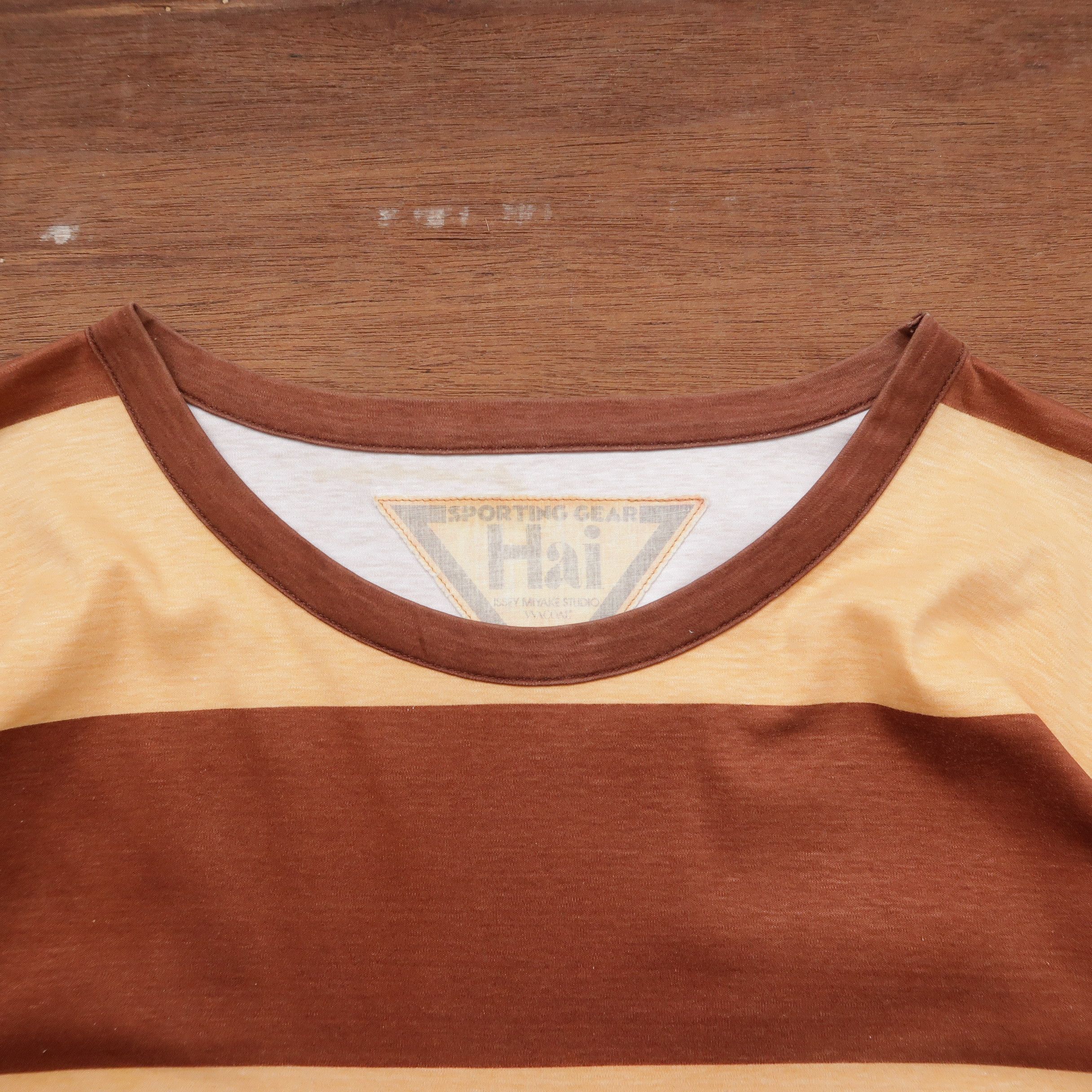 Hai Sporting Gear 1980s Issey Miyake Studio Hai Sporting Gear Prisoner Tee Size US M / EU 48-50 / 2 - 3 Thumbnail