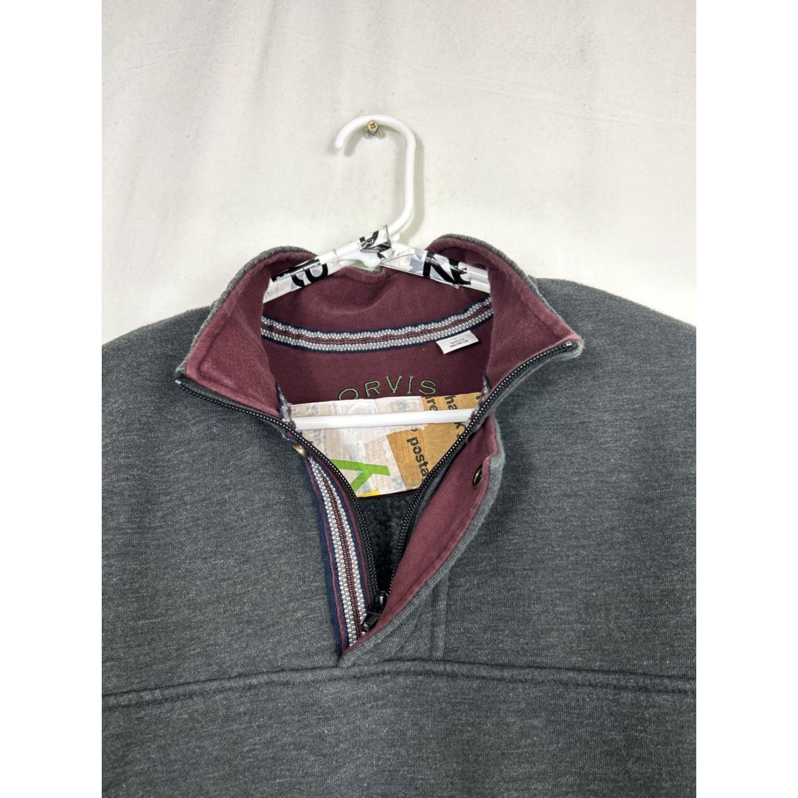 Orvis Orvis Mens Large 1/4 Zip Gray Collared Pullover Sweater User: Orvis Mens Large 1/4 Zip Gray Collared Pullover Sweater Size US L / EU 52-54 / 3 - 7 Thumbnail