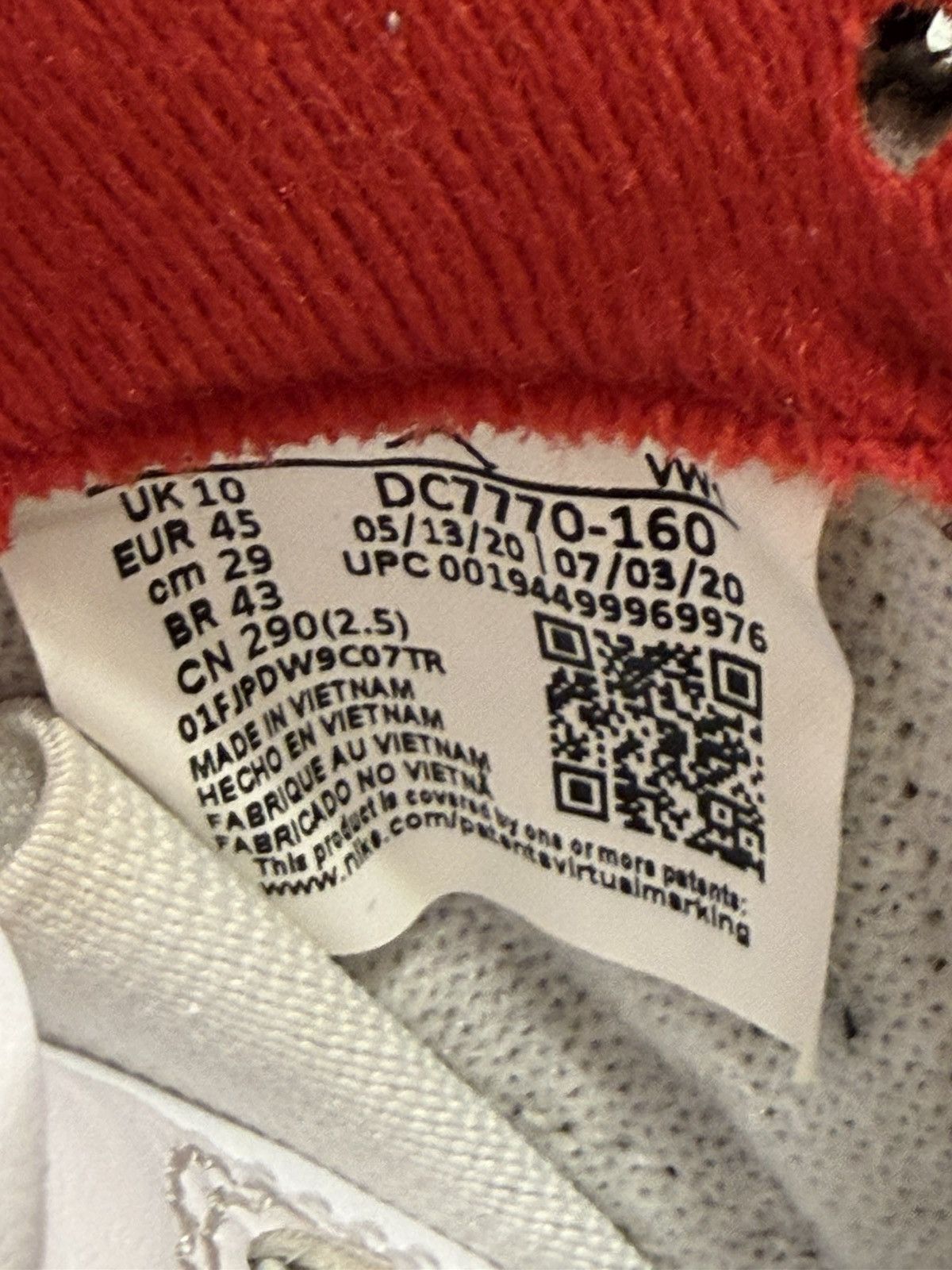 Jordan Brand Jordan 4 Fire Red 2020 Size US 11 / EU 44 - 8 Thumbnail