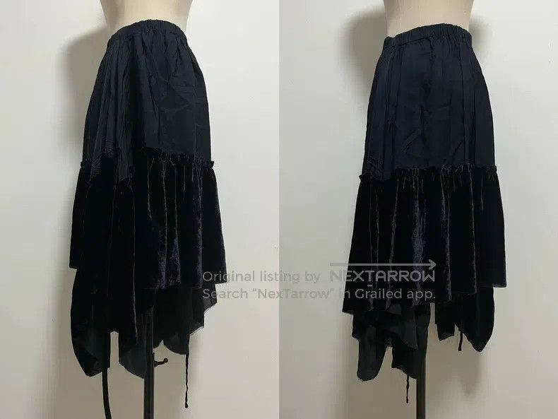 Comme des Garcons Comme Des Garcons Velvet paneling half skirt Size 25" / US 0 / IT 36 - 3 Thumbnail