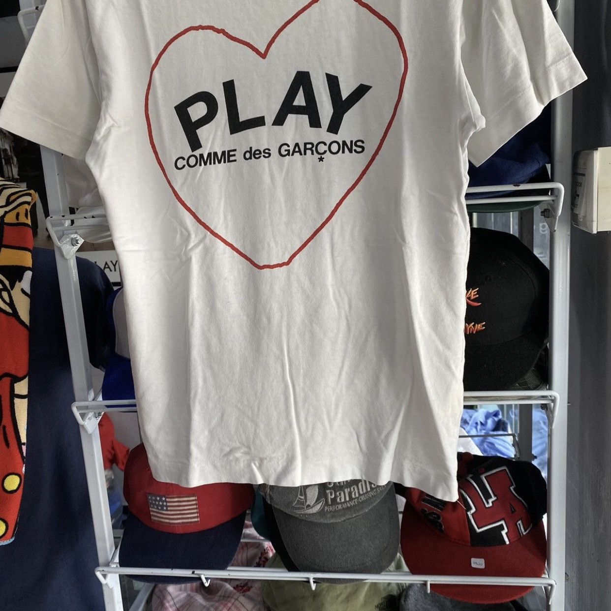 Comme des Garcons PLAY Comme des Garçons Play Sketch Heart Big Logo - Made in Japan Size US M / EU 48-50 / 2 - 4 Thumbnail