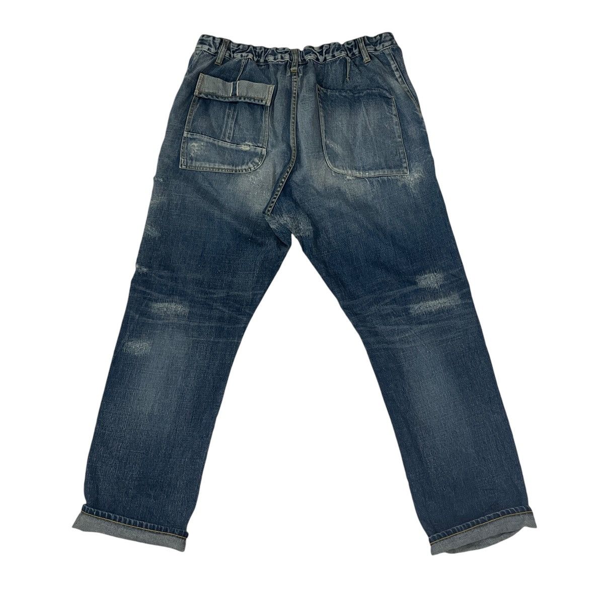 Japanese Brand Vintage Aozora Selvedge Redline Denim Jeans Size US 32 / EU 48 - 7 Thumbnail
