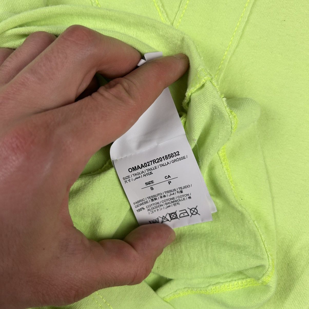 Off-White Off-White Neon Logo T-shirt Size US S / EU 44-46 / 1 - 5 Thumbnail