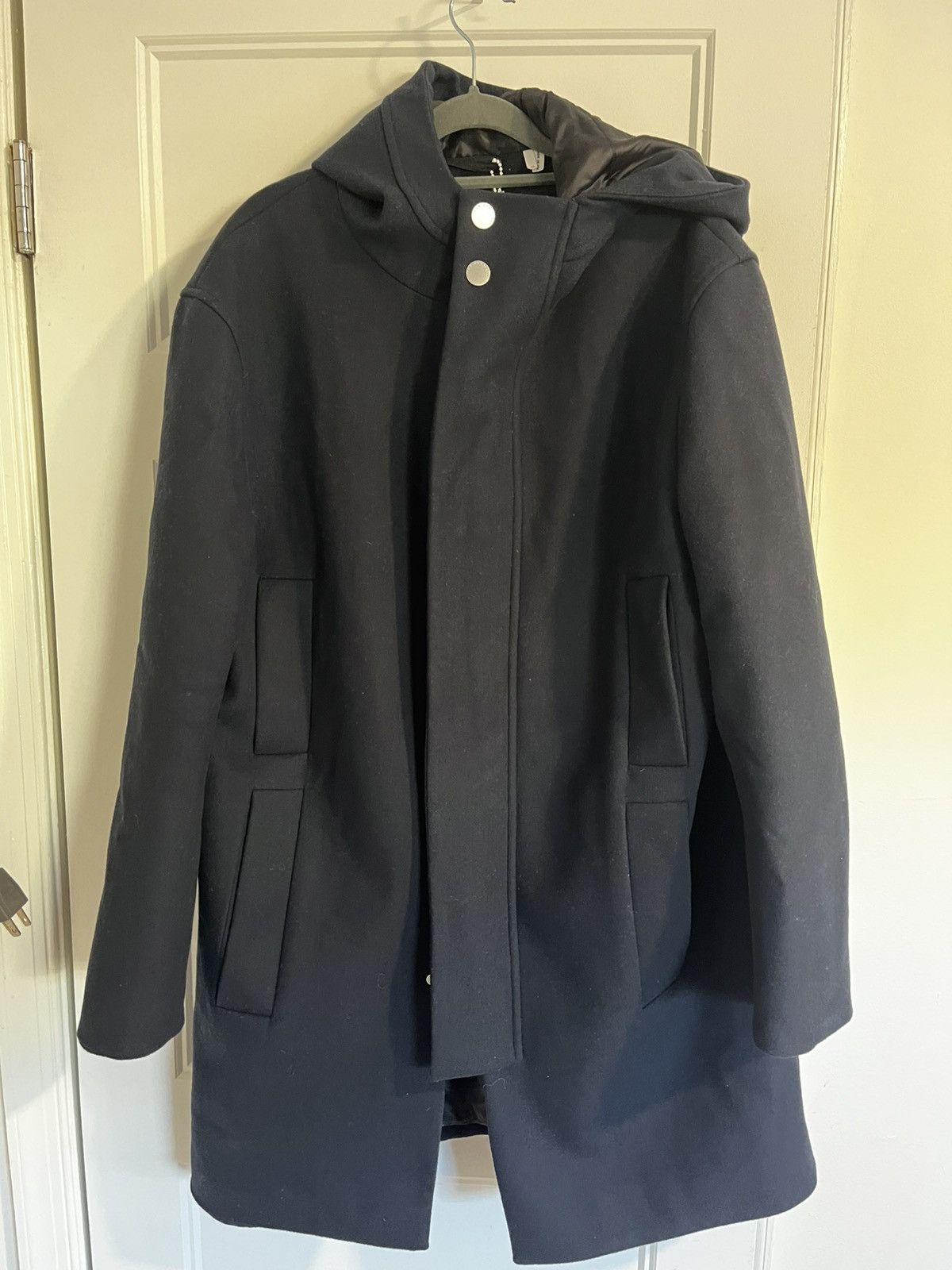 The Arrivals The Arrivals NWT navy wool coat - fits like Medium Size US S / EU 44-46 / 1 - 1 Thumbnail